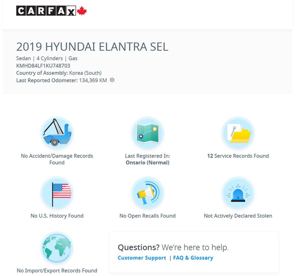 2019 Hyundai Elantra Luxury+CLEAN CARFAX+Leather+Roof Photo