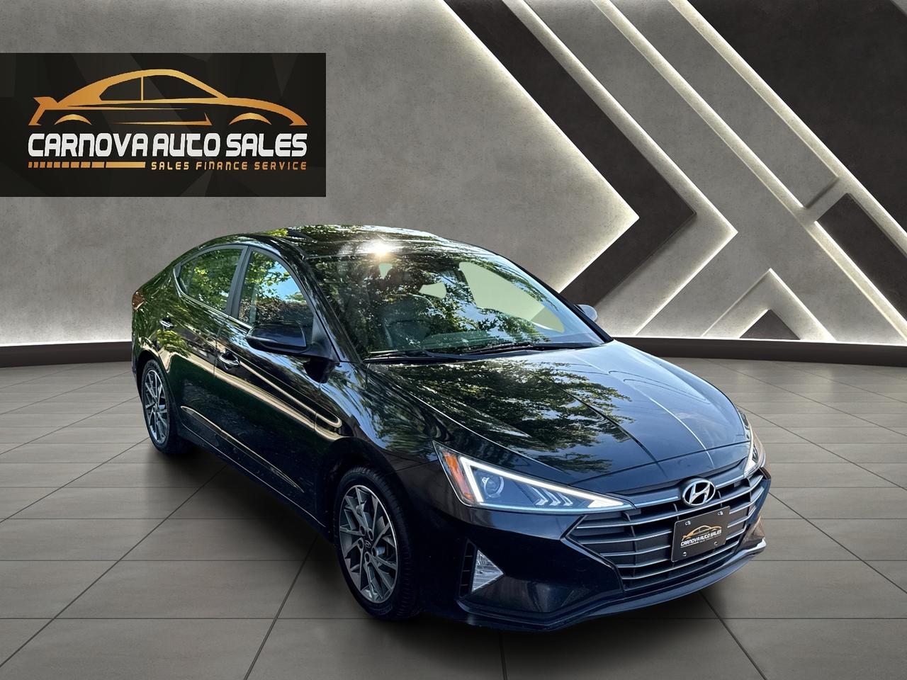 2019 Hyundai Elantra Luxury+CLEAN CARFAX+Leather+Roof Photo