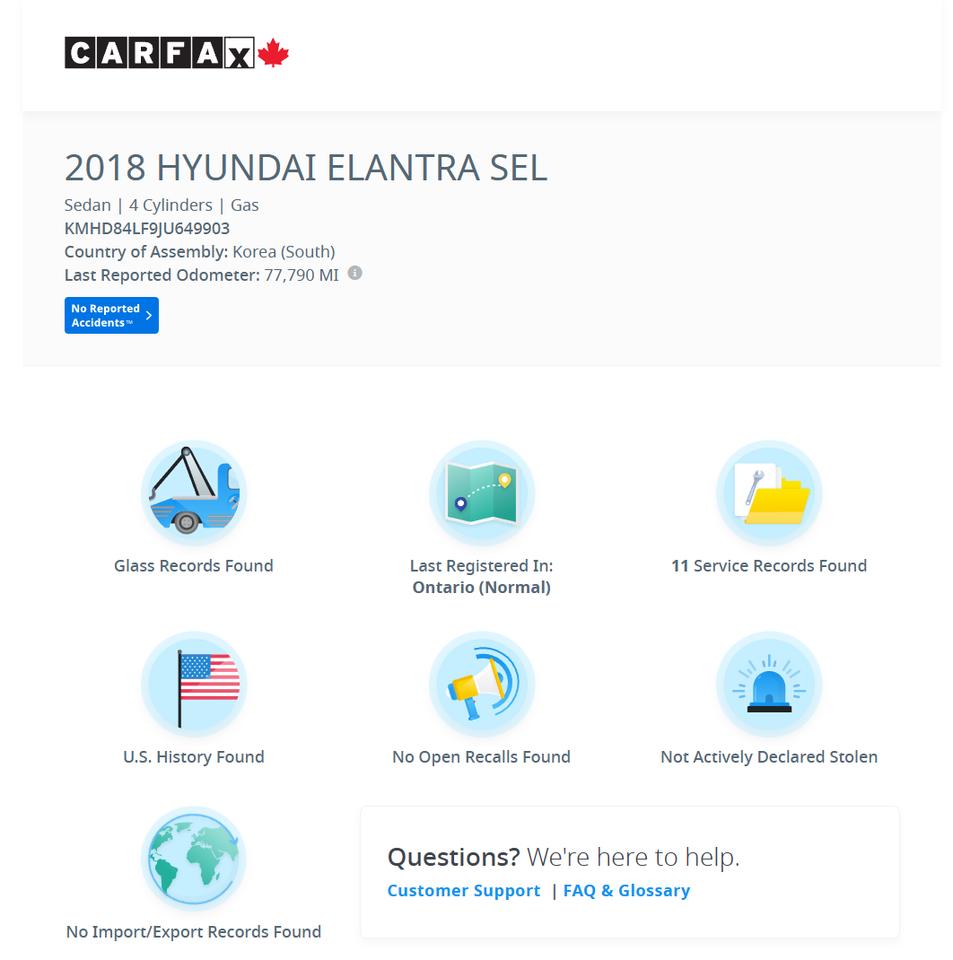 2018 Hyundai Elantra GL+New Tires+ACCIDENT FREE+ApplePlay Photo4