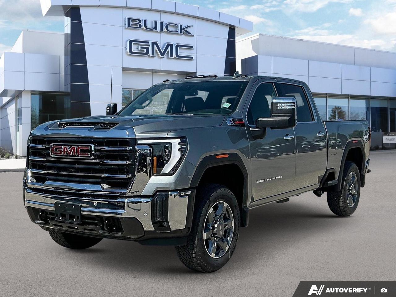 Price Includes Added Accessories Plus Gooseneck / 5th Wheel Prep Package | Switch, High Idle Control | X31 Off-Road and Protection Package | Safety Plus Package | SLT Preferred Package | SLT Convenience Package
The 2026 GMC Sierra 2500HD in Sterling Metal is a serious work truck built for those who demand real capability without compromising on comfort. Powered by the proven 6.6L Duramax Diesel and paired with 4WD, this Crew Cab is equipped with the features that make long days on the job and long drives home equally manageable.

- 6.6L 8-cylinder Diesel engine with 4-Wheel Drive  built for towing and hauling heavy loads
- DURALIFE 4-wheel disc brakes with antilock system for confident stopping under load
- Power vertical trailering mirrors with heat, auto-dimming, puddle lamps, turn signals, and power fold/extend  purpose-built for trailer work
- Dual-zone automatic climate control and dual 10-way power seats with lumbar support for driver and passenger
- Driver memory settings for seat and mirror positions  ideal for multi-driver fleet or work vehicles
- Heated steering wheel with integrated audio controls for year-round comfort
- Up-level rear seat with 60/40 folding bench, seatback storage, fold-out armrest, and full-width under-seat storage
- Remote vehicle starter and rain-sensing wipers for practical, everyday convenience
- StabiliTrak with Proactive Roll Avoidance and electronic trailer sway control for safer hauling

At Birchwood Chevrolet Buick GMC, we make it straightforward to get into the right truck. Visit us at birchwoodchevrolet.ca to reserve this Sierra 2500HD, start your purchase online, or book a test drive at our dealership. Have questions? Our team is ready to help you find the right fit for your work and lifestyle.
See three brands under one roof at Birchwood Chevrolet Buick GMC  the only place in Winnipeg where you can compare GMC, Chevrolet, and Buick all in one visit. Save yourself some time, see a great selection, and learn everything you need to know. 

Your Experience is Everything at Birchwood Chevrolet Buick GMC. 

Click, call (204) 837-5811, or visit Birchwood Chevrolet Buick GMC at the Birchwood Auto Park, 3965 Portage Avenue West at the Perimeter.

Dealer Permit #4240.
Dealer permit #4240