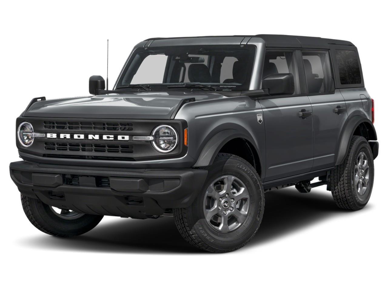 <p>The 2026 Ford Bronco Big Bend 4 Door 4x4 in sophisticated gray offers an unmatched driving experience with its robust 4x4 drivetrain and agile handling, perfect for all terrains.</p><p>The SUV's exterior boasts a sleek, Carbonized Grey moulded-in-color hard top with a Rear-Window Defroster & Washer, and a convenient side step for easy access. Step inside to find an inviting interior featuring Dark Space Grey/Blk Onyx cloth bucket seats that offer 6-way manual adjustments, ensuring comfort for both the driver and passengers. The leather steering wheel adds a touch of elegance to the well-appointed cabin.</p><p>This Bronco is equipped with an impressive array of modern technology, including a navigation system and smart device integration, seamlessly controlled through a user-friendly interface. Safety and convenience are prioritized with features like lane assist, brake assist, and parking sensors. Stay entertained and connected on the go with satellite radio, a Wi-Fi hotspot, and Bluetooth connectivity.</p><p>This vehicle is ideal for adventure seekers and families who demand performance and versatility. Explore all that this magnificent SUV has to offer and contact Summit Ford today to learn more and schedule a test drive.</p>