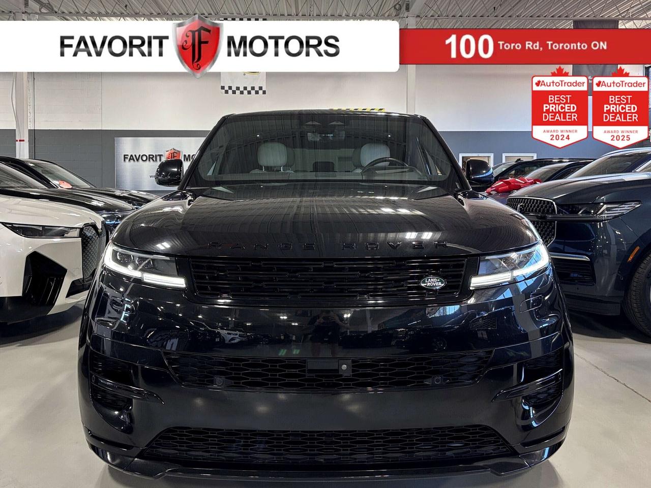 **MONTH-END SPECIAL!** FEATURING : POWER REAR RECLINING SEATS, HEADS UP DISPLAY, BREMBO BRAKES, DIGITAL GAUGE CLUSTER NAVIGATION DISPLAY, PANORAMIC ROOF, HEIGHT ADJUSTABLE SUSPENSION, MULTI DRIVE AND TERRAIN MODES, AMBIENT LIGHTING, WADE SENSING, HIGHLY LOADED, VERY CLEAN! FINISHED IN BLACK ON MATCHING TWO TONE WHITE AND BLACK INTERIOR, STITCHED LEATHER SEATS, HEATED/COOLED SEATS, REAR HEATED SEATS, HEATED STEERING WHEEL, NAVIGATION SYSTEM, HIGH TECH 3D BACKUP CAMERA, 360 BACKUP CAMERA, PARKING SENSORS, ADAPTIVE CRUISE CONTROL, AUTOMATIC PARKING AID, REAR TRAFFIC MONITOR, EMERGENCY BRAKING AND FORWARD COLLISION WARNING, AM, FM, SATELLITE, APPLECARPLAY, BLUETOOTH, ALLOYS, STEERING WHEEL CONTROLS, PREMIUM MERIDIAN SOUND SYSTEM, POWER OPTIONS, POWER TRUNK, WEATHERPROOF FLOORMATS, POWER FOLDING MIRRORS, HIGHLY ADJUSTABLE POWER SEATS, POWER FOLDING SEATS, AND MUCH MORE!!! <b>**As per OMVIC regulations, this vehicle is not drivable, not certified and not e-tested. Certification is available for $899.** All our vehicles are in excellent condition and have been fully inspected by an in-house licensed mechanic. The advertised price is a finance only price, if you wish to purchase the vehicle for cash additional $2,000 surcharge will apply. Applicable prices and special offers are subject to change with or without notice and shall be at the full discretion of Favorit Motors.</b>