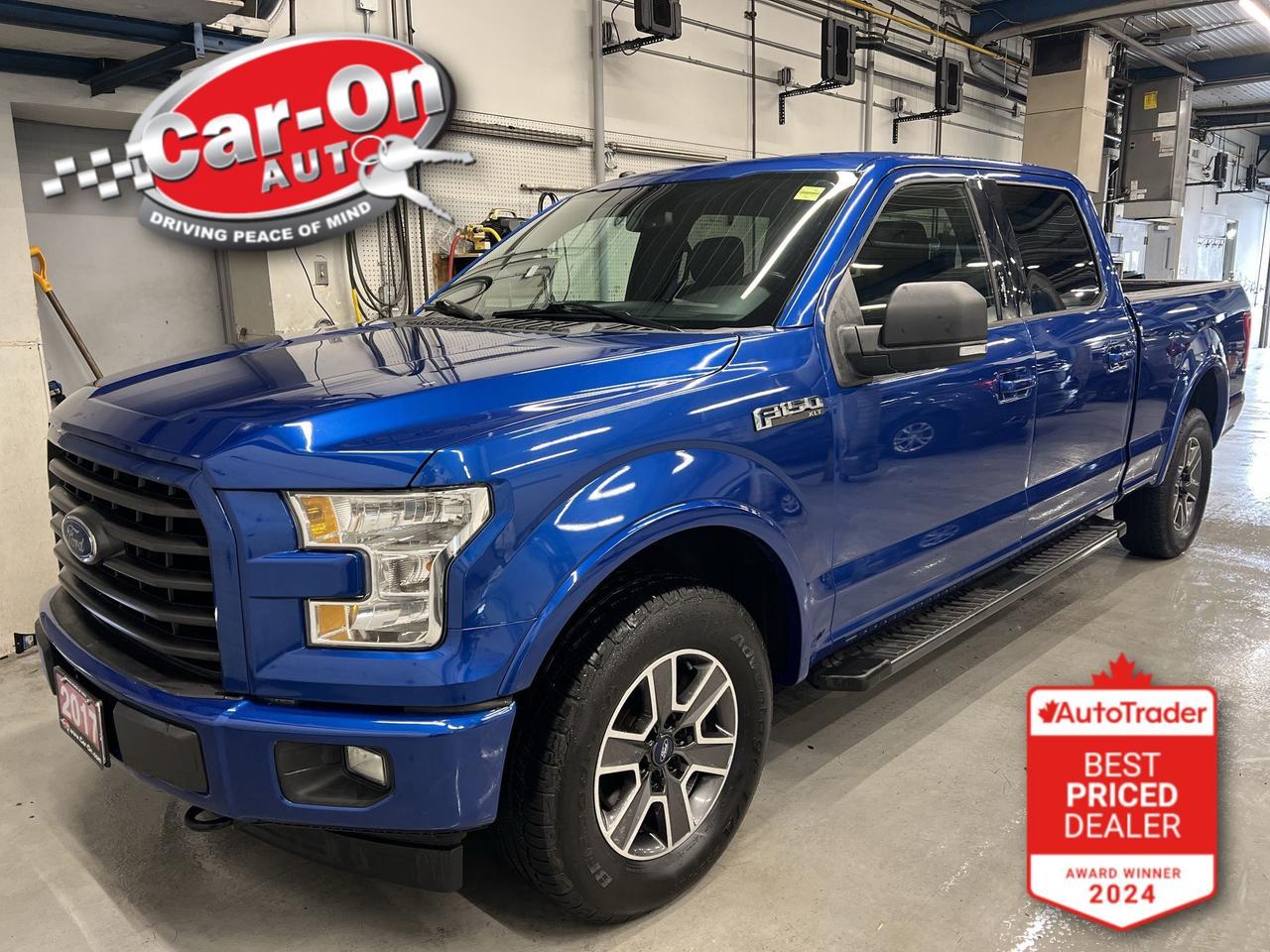 XLT SPORT SUPERCREW 4X4 W/ 3.5L EcoBoost!! Remote start, navigation, 18-inch alloys, backup camera, 6-foot 6-inch box w/ spray-in bedliner, tow package, running boards, air conditioning, keyless entry, power locks, power mirrors, power windows, automatic headlights, cruise control, Bluetooth and Sirius XM!!