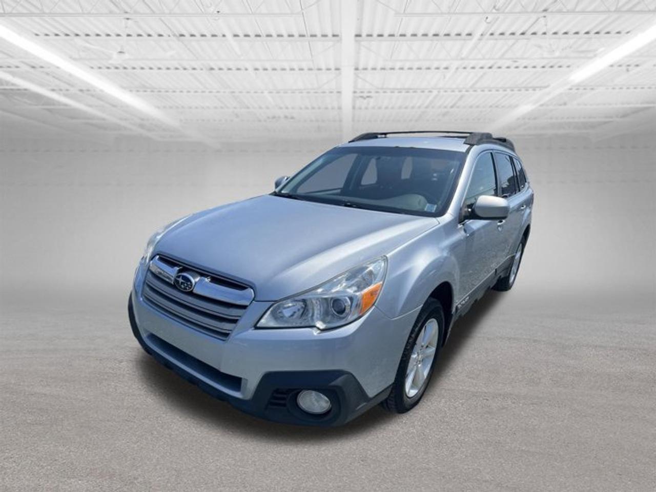 Just added to our AS IS section (wholesale to the public).Buy it before it hits the auction at a wholesale price plus admin fee and taxes.Please note: Not Motor Vehicle Inspected (MVI) No warrantyWe do provide a vehicle check on these vehicles to give you an idea of the work required for MVI, however, buyer is responsible to confirm required repairs.Only on the lot for a limited time, do not miss out.Please note: We only sell to retail customers, no dealers pleaseTRADE INS ARE WELCOME.The 2014 Subaru Outback 2.5i is the perfect blend of practicality, comfort, and all-weather confidence. Equipped with Subarus legendary Symmetrical All-Wheel Drive and a fuel-efficient 2.5L 4-cylinder BOXER engine, this Outback delivers a smooth, stable ride whether youre commuting in the city or heading out on a weekend adventure.Inside, youll find a spacious and well-designed interior with comfortable seating, ample cargo space, and user-friendly controls. Features include heated seats, Bluetooth connectivity, steering wheel controls, and a premium sound system, making every drive enjoyable and convenient.The Outback is known for its excellent safety ratings and comes equipped with stability control, anti-lock brakes, multiple airbags, and traction control, giving you peace of mind in all driving conditions.With its raised ground clearance, rugged styling, and proven reliability, this 2014 Subaru Outback 2.5i is ideal for anyone looking for a dependable vehicle thats ready for both everyday driving and outdoor adventures.