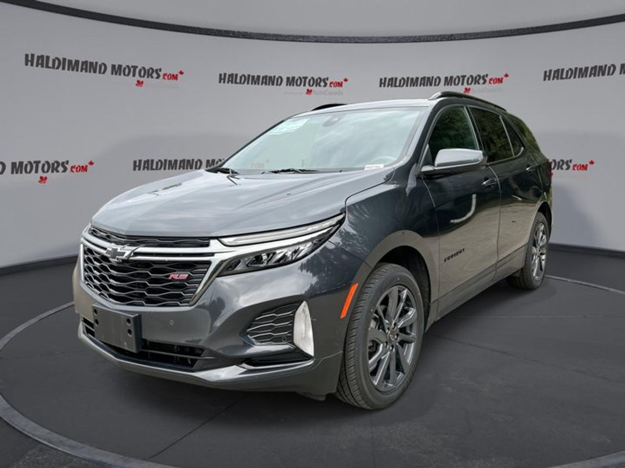 // SINGLE OWNER! //<br /><br />This 2022 Chevrolet Equinox RS AWD is a smart choice for drivers who want sporty style, everyday comfort, and year-round confidence. Finished in Grey with a Black interior, this used SUV offers four doors, a 1.5-litre gas engine, automatic transmission, and 69,407 km. It delivers the versatility families want and the easy driving manners commuters appreciate.<br /><br />Sold by Haldimand Motors Ltd. in Cayuga, this 2022 Chevrolet Equinox RS AWD stands out with a well-equipped feature list and the added appeal of single-owner history. It brings together useful safety technology, modern smartphone integration, heated comfort features, and practical cargo access in one well-rounded package.<br /><br />FEATURES OF THE Equinox RS AWD | One Owner<br />   Grey exterior with sporty RS styling<br />   All-wheel drive for four-season confidence<br />   1.5-litre gas engine with automatic<br />   Single-owner SUV with 69,407 km<br /><br />ADVANCED SAFETY FEATURES<br />   Backup camera helps with reversing visibility<br />   Lane departure warning adds driving confidence<br />   Blind spot monitor supports safer lane changes<br />   Side and head airbags enhance protection<br /><br />PERFORMANCE AND EFFICIENCY<br />   1.5-litre engine balances power and economy<br />   Automatic transmission delivers smooth daily driving<br />   All-wheel drive adds traction in weather<br />   Cruise control supports relaxed highway travel<br /><br />COMFORT AND CONVENIENCE<br />   Heated front seats for cold mornings<br />   Dual-zone climate control improves cabin comfort<br />   Remote starter adds everyday convenience<br />   Power liftgate eases cargo area access<br /><br />TECHNONOLGY AND CONNECTIVITY<br />   Apple CarPlay keeps apps within reach<br />   Android Auto connects your smartphone easily<br />   Bluetooth integration supports hands-free communication<br />   WiFi hotspot helps passengers stay connected<br /><br />CARGO SPACE<br />   Rear trunk access simplifies daily loading<br />   Power liftgate helps with grocery runs<br />   Four-door layout improves passenger entry<br />   Spare tire adds practical peace of mind<br /><br />AWARDS & RECOGNITIONS<br />   Top Safety Pick, Insurance Institute for Highway Safety, 2022<br /><br />WHAT OTHER OWNERS LIKE<br />   Comfortable ride quality for daily driving<br />   Easy-to-use infotainment and phone integration<br />   Useful cargo room for family needs<br />   Confident all-wheel-drive traction in winter<br /><br />Inside, this 2022 Chevrolet Equinox RS AWD is designed to make every trip easier. Heated front seats, front air conditioning, automatic climate control, and dual-zone climate control help keep the cabin comfortable in changing Ontario weather. The driver also benefits from a power seat, lumbar support, an adjustable steering wheel, and steering wheel audio controls.<br /><br />This 2022 Chevrolet Equinox RS AWD also brings helpful convenience features for busy days. Push button start gets you moving quickly, while remote start helps prepare the cabin before you step inside. Heated mirrors, power windows, electric mirrors, tinted windows, automatic headlights, and automatic door locks all add useful everyday value.<br /><br />Technology is a big part of the appeal here. This 2022 Chevrolet Equinox RS AWD includes satellite radio, Bluetooth integration, Apple CarPlay, Android Auto, a WiFi hotspot, and a power outlet. These features make it easy to stay connected, stream media, manage calls, and keep devices charged on the road.<br /><br />Safety remains a strong point for this 2022 Chevrolet Equinox RS AWD. Anti-Lock Braking System, stability control, tire pressure monitoring, child safety locks, driver and passenger airbags, passenger airbag sensor, and a backup camera all work together to support peace of mind. Blind spot monitoring and lane departure warning add extra awareness during busy traffic conditions.<br /><br />With its sporty RS appearance, useful all-wheel drive system, efficient automatic powertrain, and impressive list of comfort and connectivity features, this Chevrolet is ready for work, family life, and weekend travel. It is a practical SUV with the right equipment for Canadian driving and the history many shoppers want in a used vehicle.<br /><br />This 2022 Chevrolet Equinox RS AWD | One Owner VIN is: 2GNAXWEV6N6154242.<br /><br />WHY CHOOSE US? <br /><br />Honest & Transparent Buying Experience: Weve been a trusted name in business since 1984.<br /><br />STRAIGHTFORWARD PRICING:<br />Our Advertised Price Includes:<br />>>Safety Certification (No separate fee!)<br />>>30-Day 100% Mechanical Warranty<br />>>FREE Carfax History Report.<br />>>No upcharge for paying cash.<br />(Prices Exclude HST and Licensing Fees only.)<br /><br />>>Browse 300+ vehicles all in ONE LOCATION<br /><br />EASY FINANCING: Great rates & open loans<br /><br />WE BUY CARS: Get Top Dollar for your trade-in, or sell us your vehicle for CASH! Even if you dont buy from us!<br /><br />STOP BY TODAY<br />Treat yourself - stop by Haldimand Motors Ltd. located at 42 Talbot St E, Cayuga, ON N0A 1E0 to make this car yours today!<br /><br />https://www.haldimandmotors.com/used/stock-460786.html
