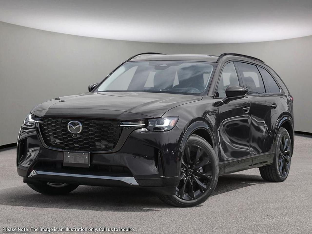 Introducing the all-new 2026 Mazda CX-90 MHEV GT-P AWD in sleek Black  where luxury meets cutting-edge hybrid performance. Powered by a spirited 3.3L e-SKYACTIV G turbocharged inline-six paired with an efficient mild hybrid system and an advanced 8-speed automatic transmission, this AWD SUV delivers dynamic power with impressive fuel efficiency.Step inside to experience Nappa leather heated and ventilated front bucket seats, a premium Bose sound system, and an intuitive 12.3-inch touchscreen with integrated navigation and smart connectivity. Advanced safety is standard, with features like adaptive cruise control, lane departure prevention, and a suite of 10 airbags ensuring peace of mind for every trip.With 21 Black Alloy Wheels, adaptive LED headlights, and sophisticated Black exterior accents, the CX-90 GT-P AWD offers a commanding presence on the road. Enjoy refined handling with independent suspensions, all-speed ABS, and selectable drivetrain modes for every terrain.Elevate your driving experience  visit us at Go Mazda today and discover the perfect harmony of power, luxury, and innovation in the 2026 CX-90 MHEV GT-P AWD!Go Mazda is an AMVIC licensed business