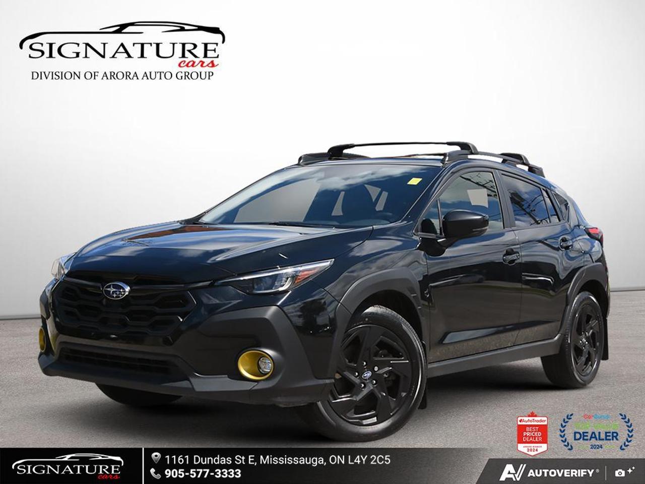 2024 Subaru XV Crosstrek Onyx No Accident One Owner Sunroof Carplay Photo0