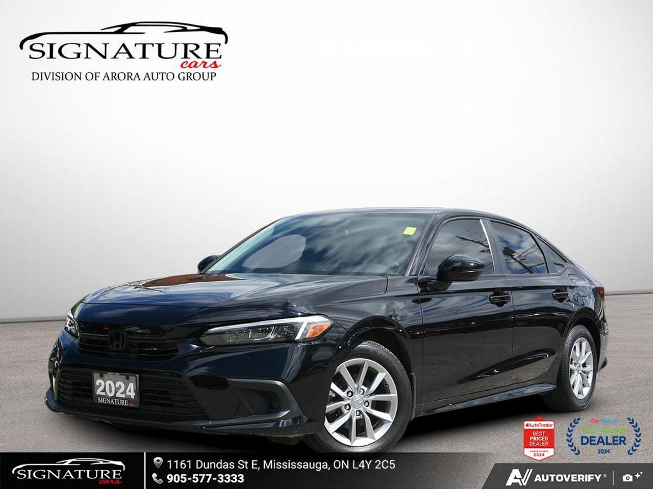 2024 Honda Civic EX No Accident Sunroof Carplay Photo0