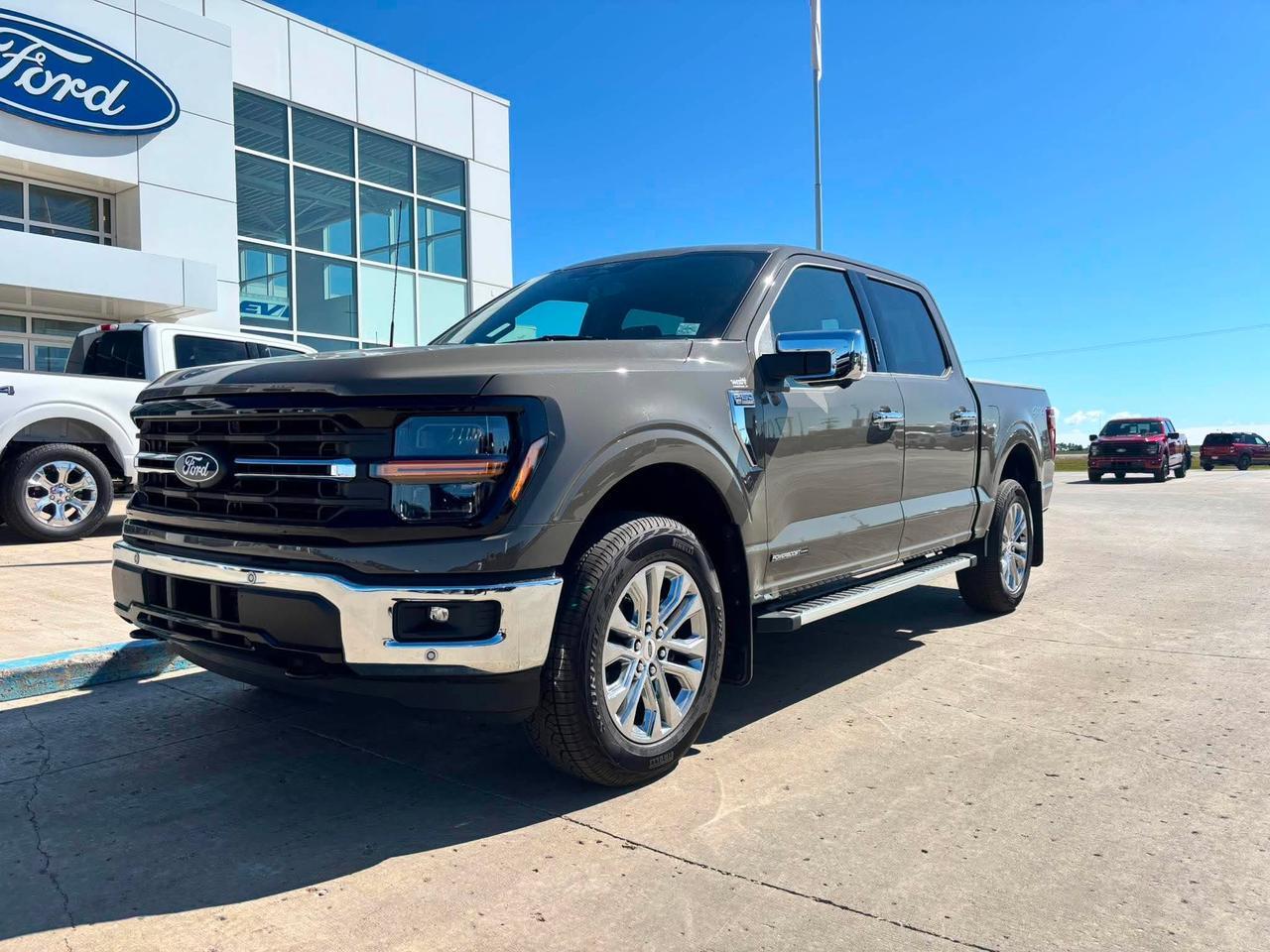 <p>Get ready to experience the future of trucking with the brand-new 2026 Ford F-150 XLT 4WD SuperCrew, now available at Webbs 1441. This isnt just any F-150; its a powerhouse of innovation, blending rugged capability with cutting-edge hybrid technology. Imagine tackling your toughest jobs or embarking on your next adventure with the confidence that comes from a vehicle designed to perform, all while enjoying the benefits of a more efficient and powerful hybrid powertrain. The spacious SuperCrew cabin ensures everyone rides in comfort, making it the perfect companion for both work and play.</p><p>&nbsp;</p><p>Step inside and discover a truck thats as smart as it is strong. The 2026 F-150 XLT is engineered for those who demand more from their vehicle. Whether youre hauling equipment, towing a trailer, or simply navigating the demands of daily life, this F-150 is built to exceed expectations. Its advanced 4-wheel drive system provides exceptional traction and control in any condition, while the thoughtful design and premium features make every drive a pleasure. Come down to Webbs 1441 and see how this exceptional new Ford F-150 can elevate your driving experience.</p><p>&nbsp;</p><p>Here are 5 features that truly make this 2026 Ford F-150 XLT stand out:</p><p><br><br></p><ul><li><strong>3.5L PowerBoost Full-Hybrid V6 Engine:</strong> Experience exhilarating power and impressive efficiency with Fords groundbreaking hybrid powertrain, delivering robust performance for any task.</li></ul><p>&nbsp;</p><ul><li><strong>Pro Power Onboard - 7.2kW:</strong> Turn your truck into a mobile power source. This incredible feature provides ample electricity for tools, equipment, or even camping gear, right from your truck bed.</li></ul><p>&nbsp;</p><ul><li><strong>XLT Chrome Appearance Package:</strong> Make a statement with the eye-catching chrome accents that enhance the already bold styling of the F-150, giving it a premium and commanding presence.</li></ul><p>&nbsp;</p><ul><li><strong>Bed Utility Package:</strong> Maximize your trucks functionality with integrated features designed to make loading, securing, and accessing your cargo easier than ever before.</li></ul><p>&nbsp;</p><ul><li><strong>Electronic Locking w/ 3.73 Axle Ratio:</strong> Conquer challenging terrain and maintain optimal control with the robust electronic locking rear differential, ensuring you have the grip you need when you need it most.</li></ul><p><br><br></p><p><strong><em>Powered by AutoIntelligence&trade;</em></strong></p><p>&nbsp;</p><p>Powered by AutoIntelligence&trade;</p><p>&nbsp;</p>