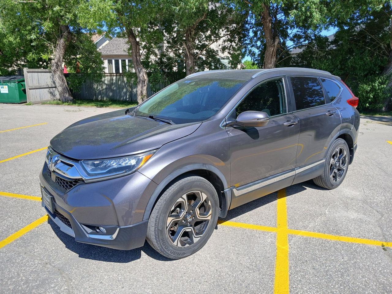 <p>Only 53,000 km on this very well kept 2018 Honda CRV touring. Beautifully equipped with heated steering wheel, heated seats power seats, lane keep assist, cruise control, navigation, Bluetooth, panoramic sunroof, memory seating, remote start, alloy wheels, exterior finished in deep charcoal with a black leather interior, premium condition with low kilometres,hard to find, recent service and safety completed. Priced at $29,950 plus taxes.,No other Fees! Luxury, <span style=mso-spacerun: yes;>&nbsp;</span>Performance and Economy! Comfortable and spacious interior with lots of cargo space. Good car history with no major accidents, Just serviced and safetied, As part of our full disclosure policy a Carfax report comes with every vehicle.<span style=mso-spacerun: yes;>&nbsp; </span>Reasonably Priced at $29,950.. plus taxes. Call today to set up an appointment to view and test drive. Call today to set up an appointment to view and test drive. Westside Sales Ltd.<span style=mso-spacerun: yes;>&nbsp; </span>1461 Waverley Street 204 488 3793. Buy with confidence, We are one of the most established used car dealerships in Winnipeg. Come check us out... theres a reason we have been around since 1985 at the same location.<span style=mso-spacerun: yes;>&nbsp; </span>See our other great deals at WWW.Westsidesales.CA Apply for financing on our website.<span style=mso-spacerun: yes;>&nbsp; </span>Check us out on facebook and instagram @westsidesale<span style=mso-spacerun: yes;>&nbsp;&nbsp; </span>DP#9491</p><p>&nbsp;</p><p>&nbsp;</p>