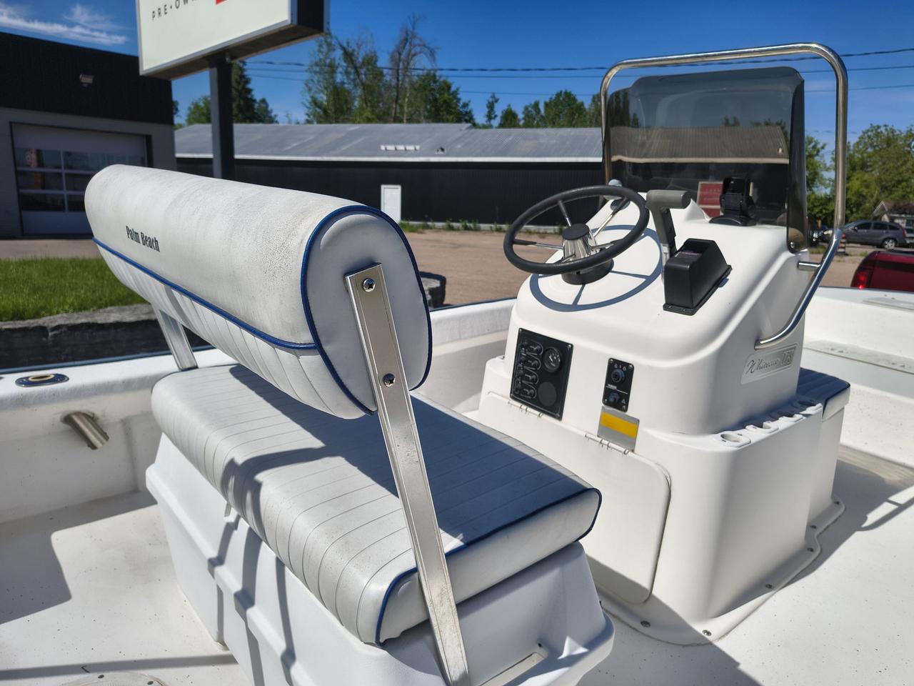 2003 Palm Beach Whitecap 175 with 60HP Yamaha 2 stroke engine & 2003 Shore lander trailer  Photo0