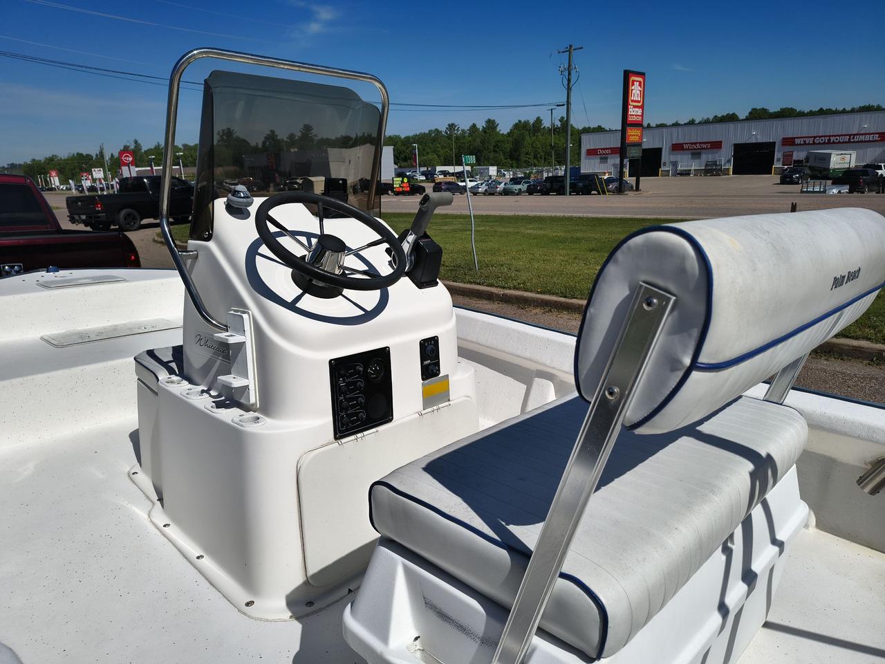 2003 Palm Beach Whitecap 175 with 60HP Yamaha 2 stroke engine & 2003 Shore lander trailer  Photo0