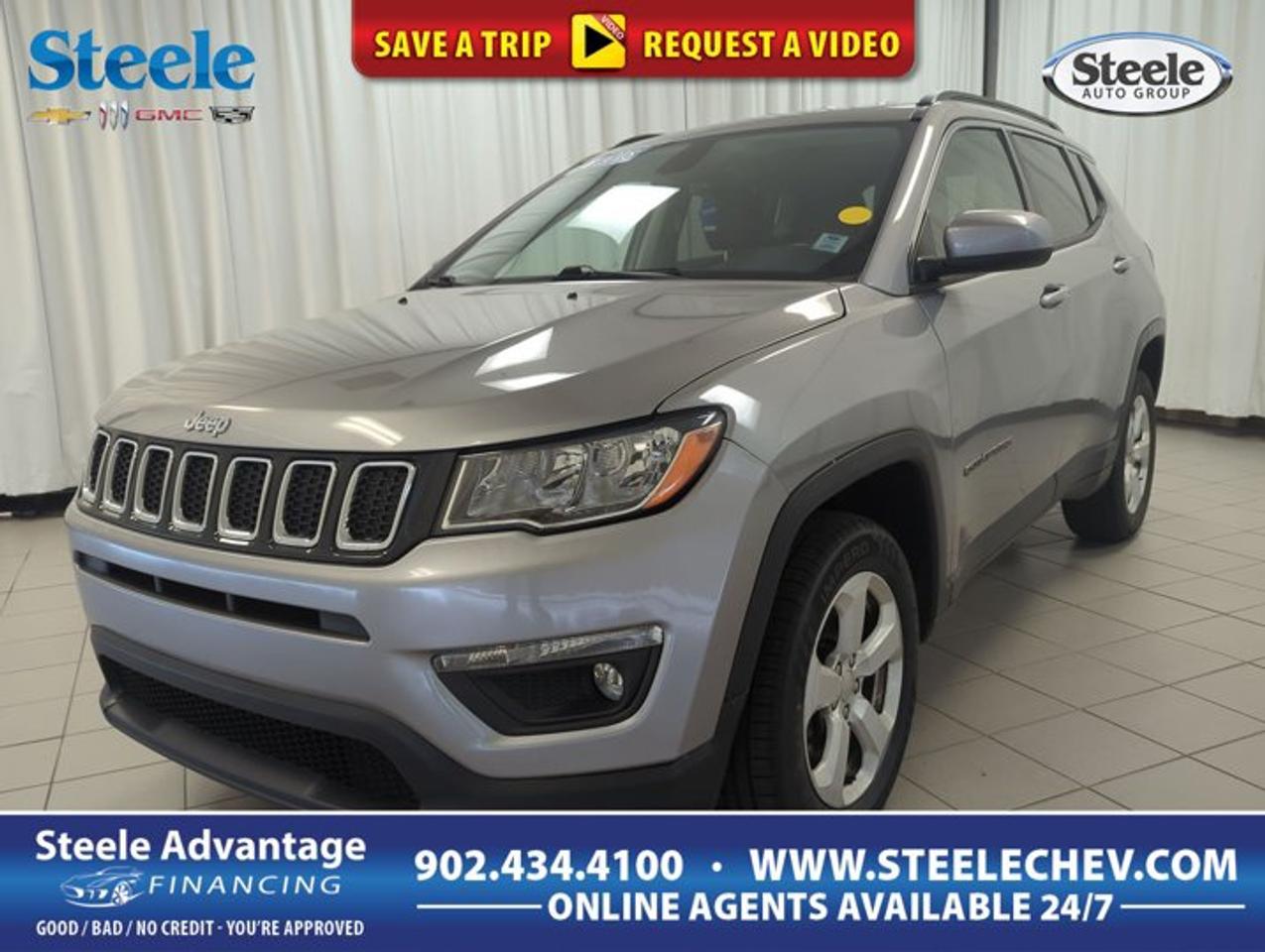 The 2018 Jeep Compass North is a smart fit for drivers who want compact SUV size, four-wheel drive confidence, and everyday comfort. This used example at Steele Chevrolet Buick GMC in Dartmouth shows a Grey exterior, Black interior, automatic transmission, and a fuel-friendly 2.4-litre gas engine.With 139,803 km on the odometer, this 2018 Jeep Compass North is ready for daily commuting, weekend travel, and year-round Atlantic Canadian driving. Its four-door layout makes entry easy for passengers, while the practical cabin and versatile cargo area help this SUV handle real life with ease.FEATURES OF THE Compass NorthHeated steering wheel for cold morningsFour-wheel drive for added tractionAutomatic transmission for smooth daily drivingSpare tire for added roadside readinessADVANCED SAFETY FEATURESFour-wheel drive supports slippery road confidenceFour-door design helps easy passenger accessSpare tire adds practical emergency supportSolid SUV stance aids driver visibilityPERFORMANCE AND EFFICIENCY2.4-litre four-cylinder gas engineAutomatic transmission delivers smooth shiftingFour-wheel drive boosts all-season tractionBalanced power for city and highwayCOMFORT AND CONVENIENCEHeated steering wheel adds winter comfortFour doors offer everyday practicalityBlack interior gives a clean lookCompact SUV size suits urban drivingTECHNOLOGY AND CONNECTIVITYClear controls support easy everyday useAutomatic transmission simplifies busy commutesDriver-focused layout feels intuitive on roadPractical cabin design keeps essentials closeCARGO SPACERear cargo area suits daily errandsFlexible space for travel gearCompact shape remains easy to loadSUV design supports versatile storage needsWHAT OTHER OWNERS LIKEConfident winter traction from four-wheel driveComfortable size for daily drivingGood cargo versatility for active lifestylesHeated steering wheel in cold weatherThe 2018 Jeep Compass North stands out with the kind of versatility many drivers want in a pre-owned SUV. It is easy to park, simple to drive, and well suited to changing road conditions. The four-wheel drive system is a real benefit in snow, rain, and rougher seasonal road conditions around Dartmouth and beyond.Its 2.4-litre four-cylinder engine offers a practical blend of power and efficiency for everyday use. Paired with an automatic transmission, this setup helps make stop-and-go traffic, highway merging, and longer drives feel smooth and controlled. For drivers moving from a car into an SUV, the 2018 Jeep Compass North delivers familiar ease with added utility.Inside, the Black interior gives the cabin a clean and modern feel. The heated steering wheel is a welcome feature during cold Canadian mornings, adding comfort right where you notice it most. The four-door body style also makes this SUV convenient for family use, carpooling, or simply loading passengers and bags without hassle.The Grey exterior gives this Compass a timeless look that is easy to keep looking sharp. It has the right balance of rugged SUV character and compact proportions, making it a strong choice for drivers who want useful space without stepping into a larger vehicle. The included spare tire also adds practical peace of mind for longer trips and everyday driving alike.For shoppers looking at used SUVs in Dartmouth, this 2018 Jeep Compass North offers a sensible combination of traction, comfort, and utility. It is a capable compact SUV with the features that matter most for Canadian driving, and it is ready to continue serving its next owner with dependable everyday performance.This 2018 Jeep Compass Norths VIN is: 3C4NJDBB9JT306112 .