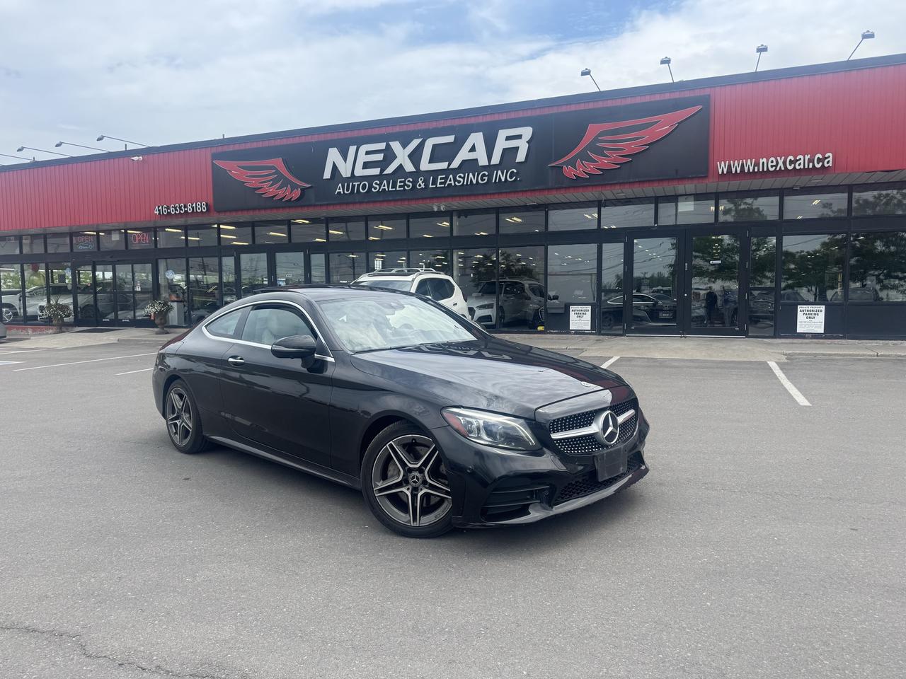 2019 Mercedes-Benz C-Class C300 COUPE AMG PKG 4MATIC LEATHER PAN/ROOF NAV CAM