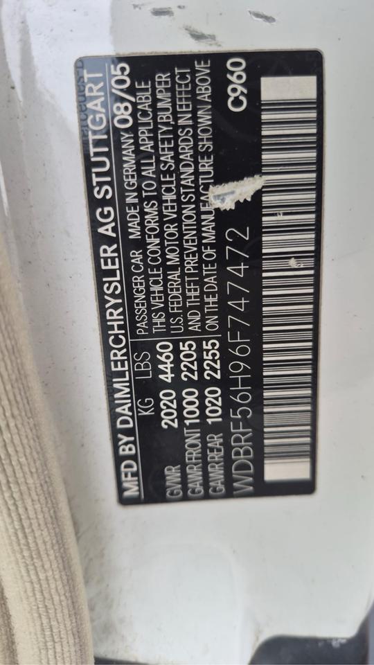 2006 Mercedes-Benz C-Class AS IS, C350, RUNS AND DRIVES, FUEL LEAK Photo
