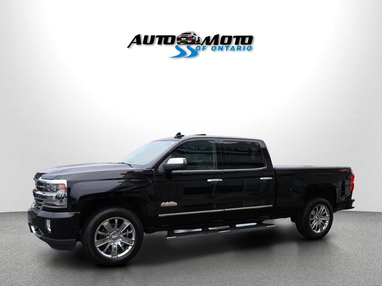 2018 Chevrolet Silverado 1500 V8 HIGH COUNTRY 4WD CREW CERTIFIED *ACCIDENT FREE*34 SERVICE* CAMERA NAV BLUETOOTH LEATHER HEATED SEATS SUNROOF CRUISE ALLOYS Photo