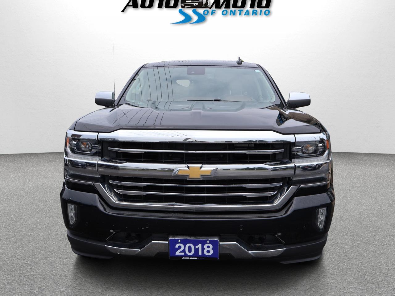 2018 Chevrolet Silverado 1500 V8 HIGH COUNTRY 4WD CREW CERTIFIED *ACCIDENT FREE*34 SERVICE* CAMERA NAV BLUETOOTH LEATHER HEATED SEATS SUNROOF CRUISE ALLOYS Photo
