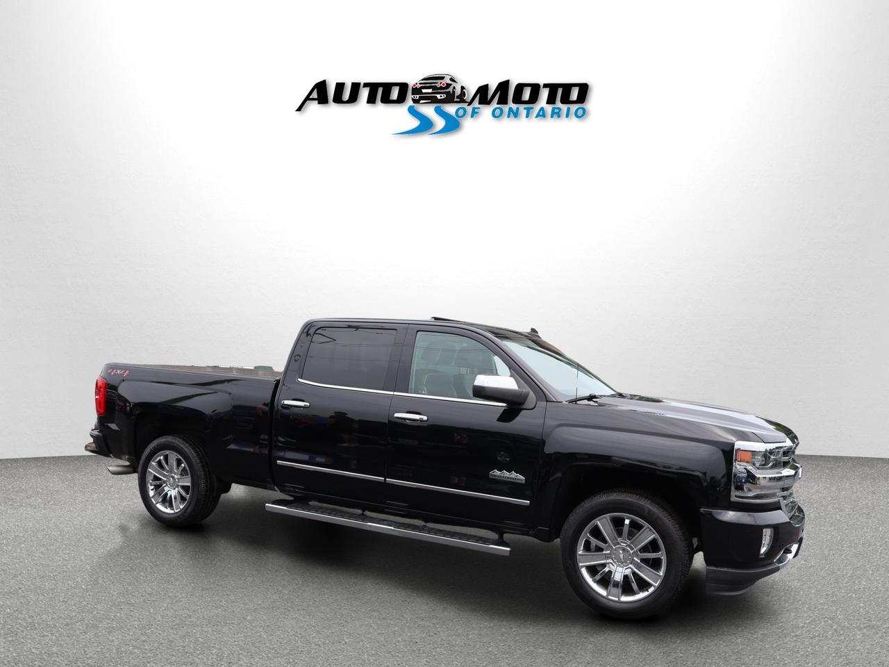 2018 Chevrolet Silverado 1500 V8 HIGH COUNTRY 4WD CREW CERTIFIED *ACCIDENT FREE*34 SERVICE* CAMERA NAV BLUETOOTH LEATHER HEATED SEATS SUNROOF CRUISE ALLOYS Photo