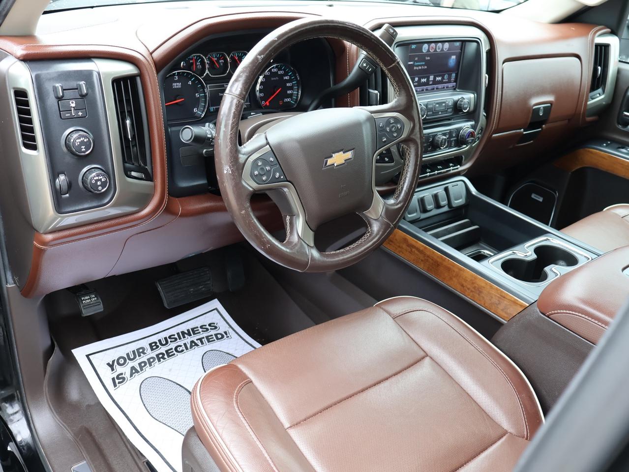2018 Chevrolet Silverado 1500 V8 HIGH COUNTRY 4WD CREW CERTIFIED *ACCIDENT FREE*34 SERVICE* CAMERA NAV BLUETOOTH LEATHER HEATED SEATS SUNROOF CRUISE ALLOYS Photo
