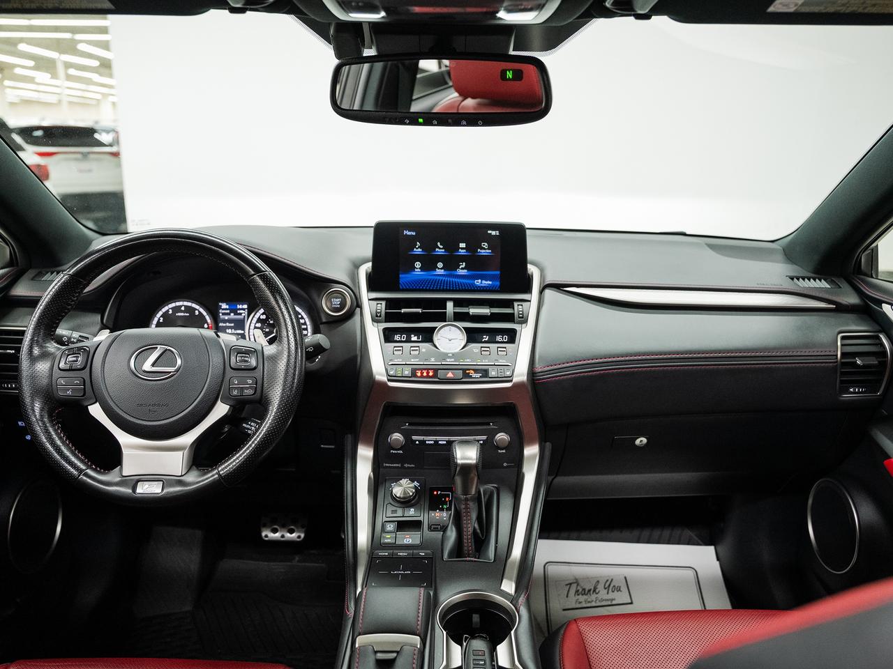2021 Lexus NX 300 F-SPORT2 AWD | Red Leather | Sunroof | CarPlay