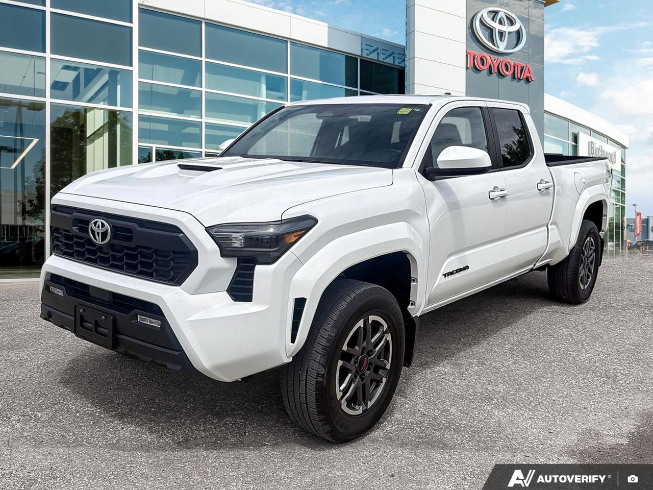 Good Condition!
The 2024 Toyota Tacoma TRD Sport 4x4 Double Cab is built for those who demand capability without compromise. With the TRD Sport Package, Toyota Certified Used status, a proven 2.4L engine, and an 8-speed automatic paired with part-time 4WD, this truck is ready for whatever you throw at it  on or off the pavement.

Key Features:
- TRD Front Grille
- Black Lug Nuts
- Aluminum Pedals
- 12.3 Digital Gauge Cluster
- Sport Tuned Suspension
- 18 TRD Sport Alloy Wheels
- Sport Fabric Seats
- Colour Keyed Exterior
- Hood Scoop
- LED Front Fog Lamps
- Full Digital Gauges
- Single Zone Auto A/C
- Garage Door Opener

At Birchwood Toyota, we make buying straightforward and stress-free. Reserve this Tacoma online, start your purchase from home, or book a test drive at birchwoodtoyota.ca. Have questions? Our team is ready to help  reach out anytime and well get you the answers you need.
Experience is Everything at Birchwood Toyota! Our mission is to provide the most transparent and efficient sales process for our customers. We strive to provide the best service possible, whether you visit us in person, shop our website, or take advantage of our buy from home program.

The Birchwood Toyota Trade-in Guarantee - We buy your vehicle even if you dont buy ours!


100% guaranteed approval for every qualifying year, make and model. Only the Best Rates and Terms available.

This vehicle qualifies for Birchwood Toyota Shield, which includes:

Guardian Protection:
- Cosmetic Wheel Protection
- Paintless Dent Repair
- Key/Remote Replacement

Dealer Permit #0025
Dealer permit #0025