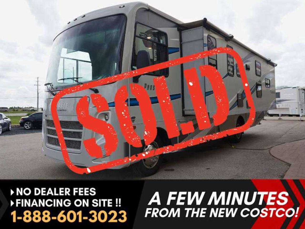 *** Dealer arranged financing on site! Quick, Simple,  no calls or waiting on bank appointments required!! Drive away today ***   NO ADMINISTRATION FEES!!Dealer arranged financing on site! Quick, Simple, no calls or waiting on bank appointments required!! ***   NO ADMINISTRATION FEES!!

2021 Pursuit 31BH offers an ideal balance of spacious living and easy maneuverability.  Powerful 7.3L Godzilla V-8 engine. 25 ft. bunk slide out. This massive, spacious layout is one of a kind.   The thoughtfully designed floorplan features a private rear queen bedroom, dedicated bunk beds for the kids or guests, a convertible dinette, plus an overhead drop-down bunk, comfortably sleeping up to 8 people.

Inside, youll find all the comforts of home, including a large refrigerator, spacious kitchen, generous storage throughout, and dual air conditioners to keep everyone comfortable on those warm summer adventures. When its time to relax, enjoy the power awning and exterior entertainment setup with even outdoor entertainment, while taking in the scenery at your favorite campsite.

Wonderful lay out, with a pass-through bathroom.  Access the master with slide in or slide out.  While on the road allowing access to the master bedroom.  Easy access to the dinette and sofa.  With slide in still have full access to the wonderful amenities this class A motorhome has to offer. 

Highlights:
- Ford F53 chassis 
- Powerful 7.3L V8 gas engine (350 HP) 
- Automatic transmission 
- Approximately 319" length 
- Sleeps up to 8 
- Rear queen bedroom 
- Bunk beds 
- Overhead drop-down bunk 
- 25 ft bunk slide-out 
- Dual roof air conditioners 
- Onan 5.5kW generator 
- 50-amp service 
- Solar charging system 
- Automatic leveling system 
- Backup camera 
- Power awning 
- 80-gallon fuel tank 
- 5,000-lb hitch for towing 
- 360 Camera
-  Power entry step
- Self leveling stabilizing jacks
-  Cruise control
-  Large exterior storage compartments
-  Passenger Work station with charging ports
- Bunk over cab
- Sofa storage sleeper
-  Loads of interior storage 
- Oven  and 3 burner stove
- Dinette converts to bed
- Skylight lighting
- King size bed


Whether youre planning weekends at the lake, cross-country road trips, or making lifelong memories with the grandkids, this Coachmen Pursuit is designed to make every journey comfortable, convenient, and enjoyable.
Pack your bags, gather your family, and start your next adventure today. This motorhome is road-trip ready and waiting for its next chapter!

***EXTENDED WARRANTY options available to choose from to protect your RV and your wallet. (HUGE VALUE!!!) Zero down financing OAC with very Low monthly payments avail. Please see dealer for details. Trades accepted. View at Winnipeg West Automotive Group, 5195 Portage Ave. Dealer permit # 6007, Call now 1-(888) 601-3023.Comes with a Manitoba Safety Certification, and we have many Extended Powertrain warranties available on your vehicle purchase up to 10-year coverage (on eligible vehicles see dealer for details). Financing on site with Zero down financing OAC. Trades accepted. View at Winnipeg West Automotive Group, 5195 Portage Ave. (only a couple of minutes past the new Costco) Dealer permit # 6007, This Car is located in Winnipeg Manitoba,  however we can have it shipped anywhere in North America relatively inexpensively.
