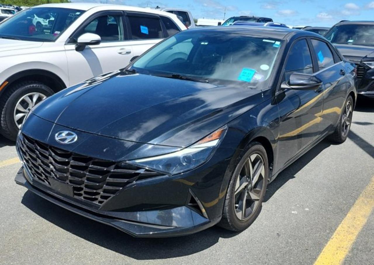 2023 Hyundai Elantra Luxury | Leather | Sunroof | Nav | Bose | Adaptive Cruise | Heated Wheel + Seats | CarPlay & More ! Photo0