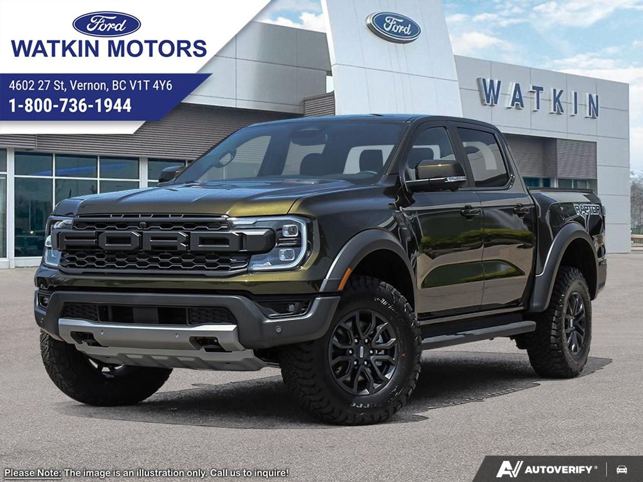 New 2026 Ford Ranger Raptor for sale in Vernon, BC