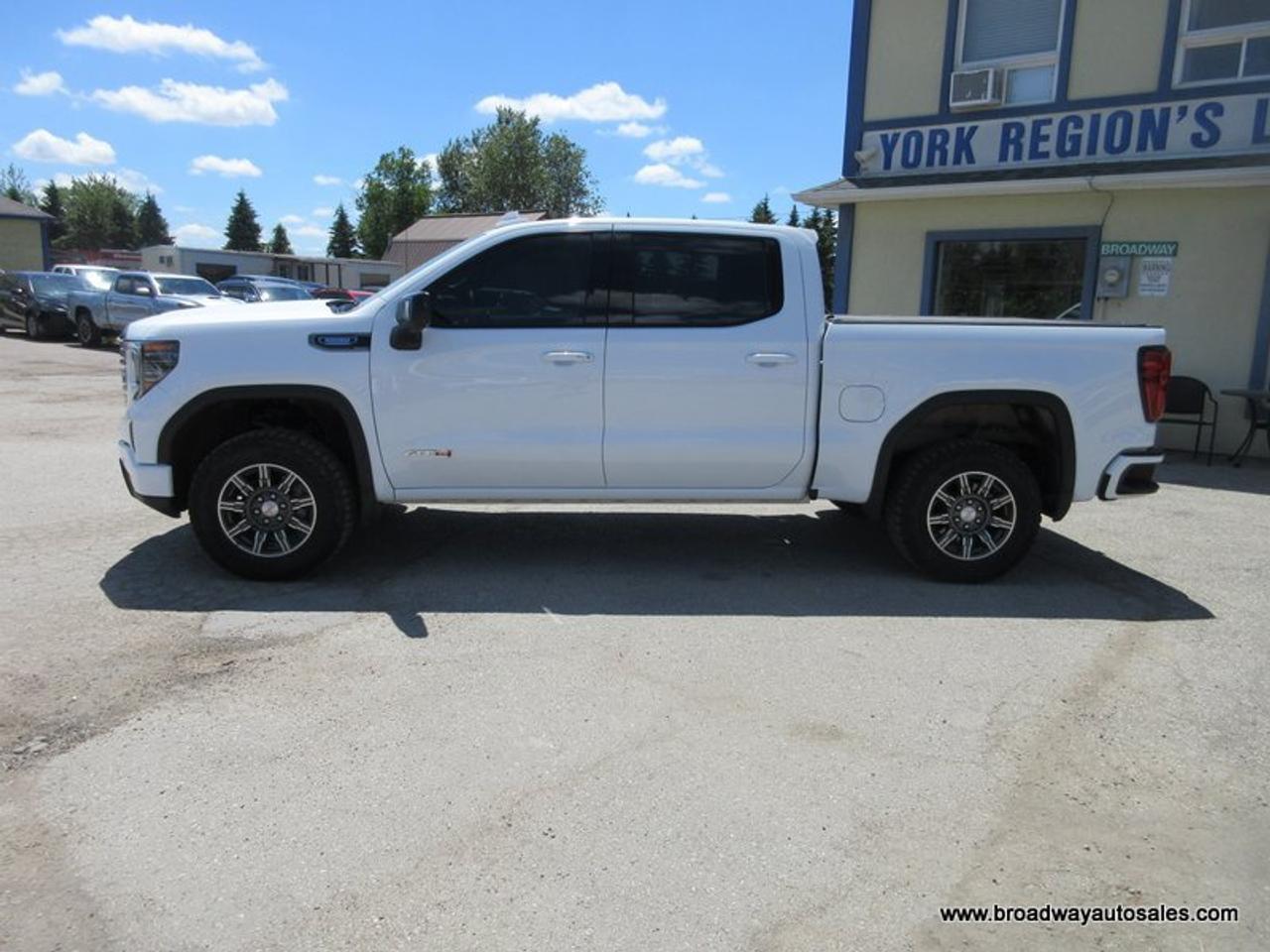 2025 GMC Sierra 1500 LIKE NEW AT4-PACKAGE 5 PASSENGER 3.0L - DURAMAX.. 4X4.. CREW-CAB.. SHORTY.. SUNROOF.. LEATHER.. HEATED/AC SEATS.. BOSE AUDIO.. Photo