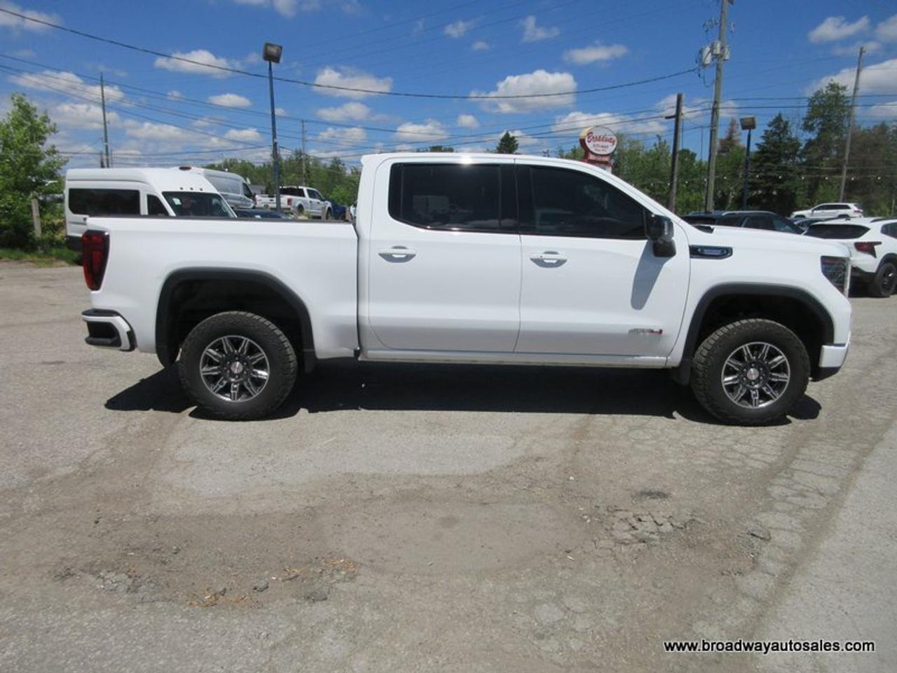 2025 GMC Sierra 1500 LIKE NEW AT4-PACKAGE 5 PASSENGER 3.0L - DURAMAX.. 4X4.. CREW-CAB.. SHORTY.. SUNROOF.. LEATHER.. HEATED/AC SEATS.. BOSE AUDIO.. Photo