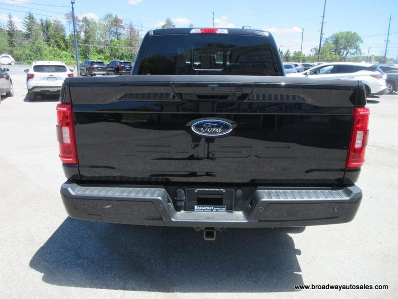 2022 Ford F-150 GREAT KM'S XLT-SPORT-MODEL 5 PASSENGER 3.5L - HYBRID POWERBOOST.. 4X4.. CREW-CAB.. SHORTY.. NAVIGATION.. HEATED SEATS.. BACK-UP CAMERA.. Photo