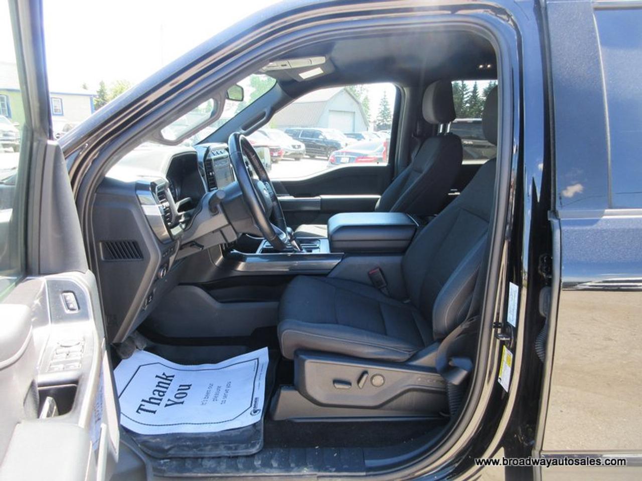 2022 Ford F-150 GREAT KM'S XLT-SPORT-MODEL 5 PASSENGER 3.5L - HYBRID POWERBOOST.. 4X4.. CREW-CAB.. SHORTY.. NAVIGATION.. HEATED SEATS.. BACK-UP CAMERA.. Photo