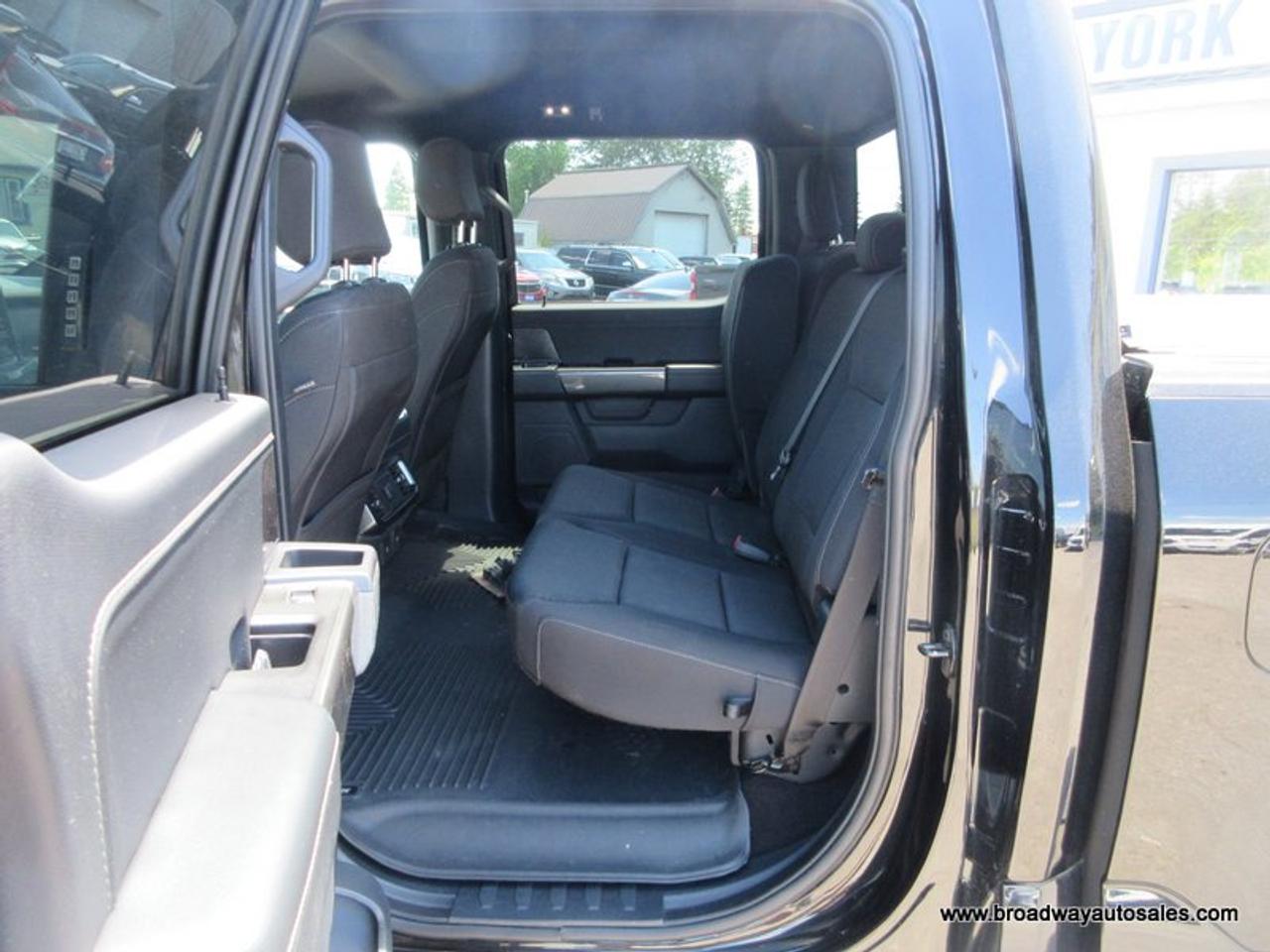 2022 Ford F-150 GREAT KM'S XLT-SPORT-MODEL 5 PASSENGER 3.5L - HYBRID POWERBOOST.. 4X4.. CREW-CAB.. SHORTY.. NAVIGATION.. HEATED SEATS.. BACK-UP CAMERA.. Photo