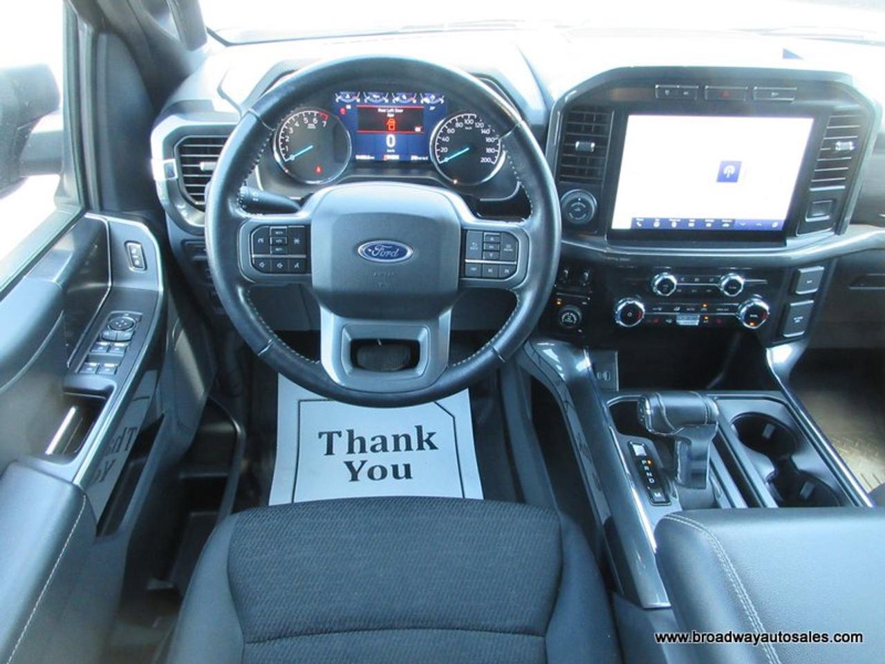 2022 Ford F-150 GREAT KM'S XLT-SPORT-MODEL 5 PASSENGER 3.5L - HYBRID POWERBOOST.. 4X4.. CREW-CAB.. SHORTY.. NAVIGATION.. HEATED SEATS.. BACK-UP CAMERA.. Photo