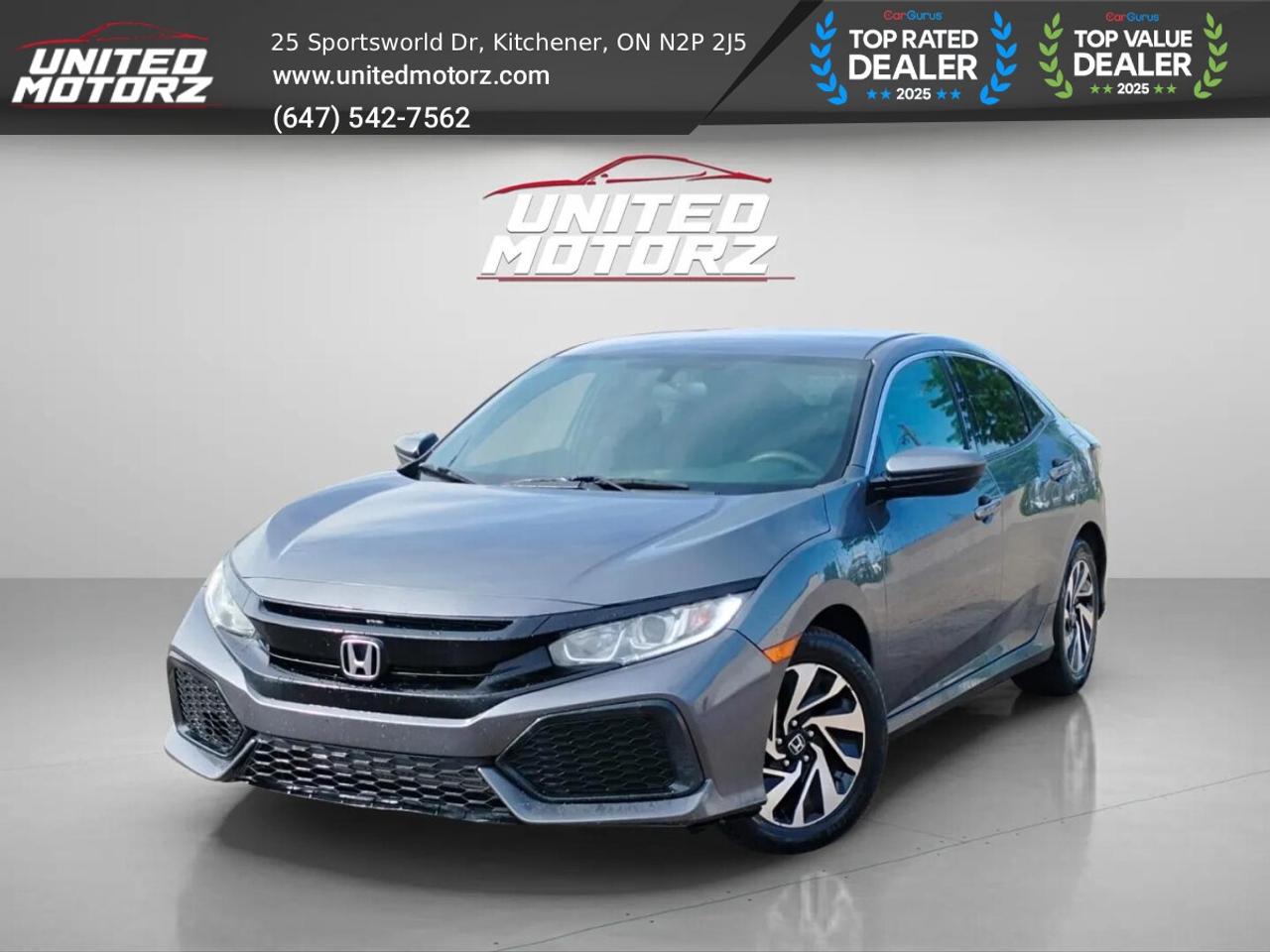 2017 Honda Civic LX MAN ~SAFETY CERTIFIED~ NO ACCIDENTS~ Photo0