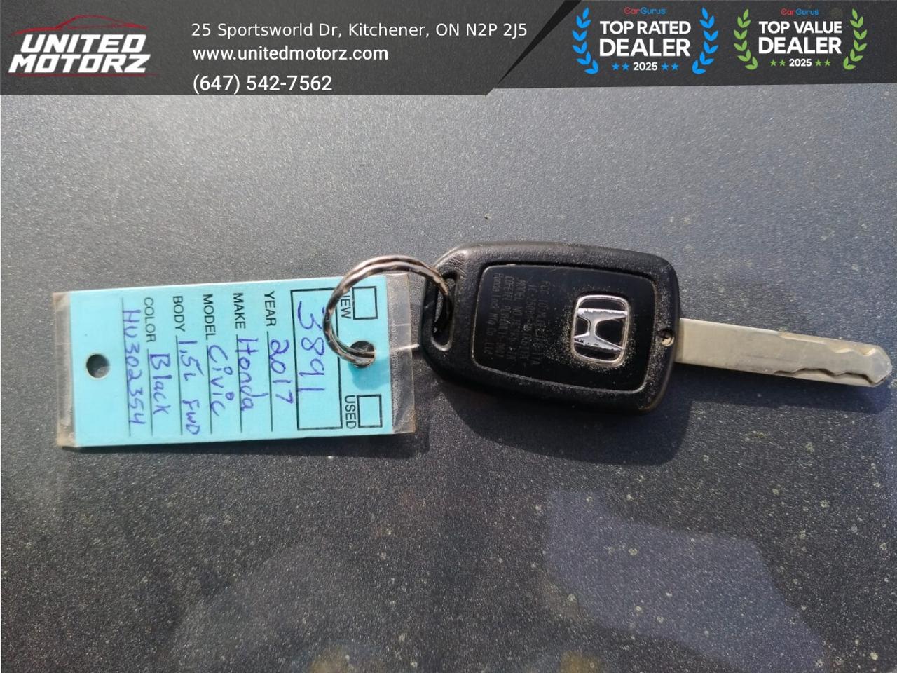 2017 Honda Civic LX MAN ~SAFETY CERTIFIED~ NO ACCIDENTS~ Photo