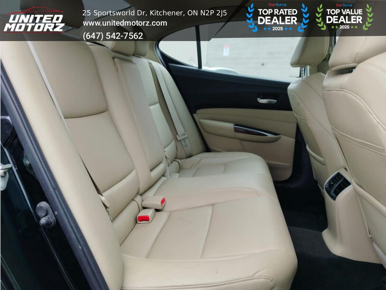 2015 Acura TLX SH-AWD CREAM LEATHER SEATS~SAFETY CERTIFIED~ Photo