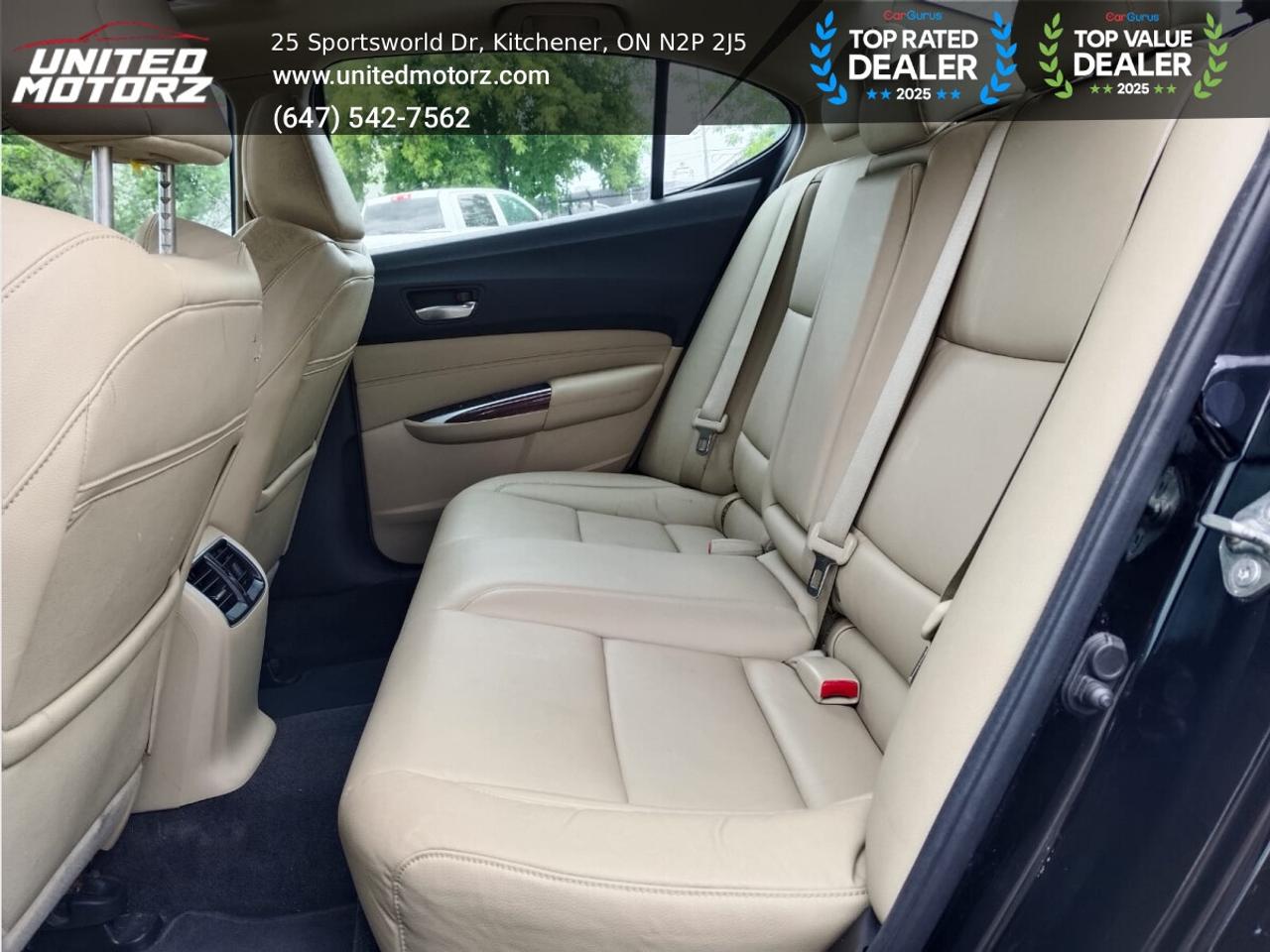 2015 Acura TLX SH-AWD CREAM LEATHER SEATS~SAFETY CERTIFIED~ Photo