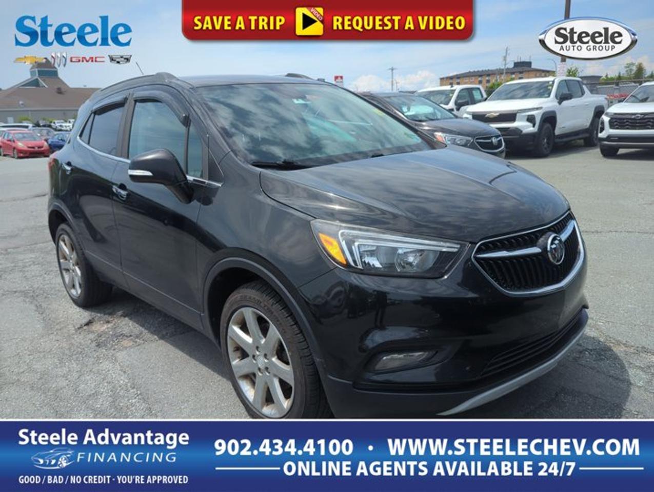 The 2017 Buick Encore Preferred II is a smart choice for drivers who want a compact SUV that is easy to live with in Dartmouth. This used Buick Encore Preferred II from Steele Chevrolet Buick GMC offers turbocharged power, all-wheel drive confidence, four-door practicality, and the smooth operation of an automatic transmission. With 195,006 km, it is well suited for daily commuting, city errands, and weekend travel.FEATURES OF THE Encore Preferred IiCompact SUV with four practical doorsAutomatic transmission for easy daily drivingAll-wheel drive for added tractionTurbocharged 1.4-litre four-cylinder engineADVANCED SAFETY FEATURESFour-wheel anti-lock braking system includedTraction control for slippery road helpStability control supports balanced handlingRear child security door locksPERFORMANCE AND EFFICIENCYTurbocharged 1.4-litre four-cylinder engine deliversDual overhead cam engine designAutomatic transmission shifts smoothly in trafficAll-wheel drive adds year-round confidenceCOMFORT AND CONVENIENCEFour-door layout improves passenger accessCompact size helps urban parkingRaised ride height aids visibilityUseful cabin layout for daily errandsTECHNOLOGY AND CONNECTIVITYClear driver information display placementEasy-to-reach centre control layoutStraightforward dashboard design for conveniencePractical controls support daily drivingCARGO SPACERear cargo area suits groceriesSplit cabin and cargo versatilityCompact footprint remains easy to manageGood utility for everyday gearAWARDS & RECOGNITIONSTop Safety Pick, Insurance Institute for Highway Safety, 2017WHAT OTHER OWNERS LIKEEasy manoeuvring in tight city spacesElevated seating position for visibilityUseful cargo room for daily needsConfident all-wheel drive in winterThe 2017 Buick Encore Preferred II fits well into busy Canadian life. Its compact size makes it easy to park and easy to thread through city streets, yet it still gives you the higher seating position and flexibility many drivers want in an SUV. For buyers looking for a practical used utility vehicle, this Buick Encore Preferred II delivers a balanced mix of comfort, drivability, and everyday usefulness.Under the hood, the turbocharged 1.4-litre I4 gas engine brings responsive power for normal driving conditions. The DOHC design supports smooth operation, while the automatic transmission keeps the drive simple and relaxed. This setup works well for stop-and-go traffic, suburban routes, and highway merging, giving the 2017 Buick Encore Preferred II a user-friendly feel behind the wheel.All-wheel drive is one of the key advantages of this 2017 Buick Encore Preferred II. In Nova Scotia, changing road and weather conditions can make extra traction a real benefit. Whether roads are wet, snowy, or uneven, the all-wheel drive system helps the vehicle maintain grip and composure, adding confidence to everyday driving without making the SUV feel bulky.Inside, this used Buick Encore Preferred II focuses on practical comfort. The four-door design makes entry and exit easy for both front and rear passengers. Its cabin layout is simple to understand, with controls placed for convenience. The compact SUV shape also means a useful cargo area for groceries, bags, and day-to-day items, making it a strong fit for errands and active routines.For drivers shopping at Steele Chevrolet Buick GMC in Dartmouth, this 2017 Buick Encore Preferred II stands out as a sensible pre-owned SUV with proven versatility. It offers the value of a compact footprint, the confidence of all-wheel drive, and the efficiency-minded design of a small turbocharged engine. If you want a used SUV that is practical, easy to drive, and ready for daily life, this Buick Encore Preferred II deserves a close look.This 2017 Buick Encore Preferred Iis VIN is: KL4CJFSB9HB020575 .