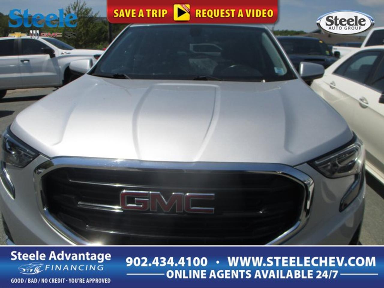The used 2019 GMC Terrain SLE is a smart fit for drivers who want modern style, everyday practicality, and efficient turbo power in one well-sized SUV. Finished in Silver with a Black interior, this four-door model offers a clean, refined look that suits city streets and weekend travel alike.At Steele Chevrolet Buick GMC in Dartmouth, this used 2019 GMC Terrain SLE stands out with low mileage at 32,805 km, an automatic transmission, front-wheel drive, and a turbocharged 1.5-litre DOHC 4-cylinder gas engine. It also features a sunroof, power sunroof, satellite radio, and voice recognition for added comfort and convenience on every drive.FEATURES OF THE Terrain SLEPower sunroof adds open-air driving enjoymentSatellite radio expands entertainment choices dailyVoice recognition supports easier hands-free useTurbocharged engine balances power and efficiencyADVANCED SAFETY FEATURESFour-door design supports easy family accessFront-wheel drive adds steady road mannersResponsive automatic transmission helps smooth operationClear outward visibility aids daily drivingPERFORMANCE AND EFFICIENCYTurbocharged 1.5-litre engine delivers solid responseDOHC design supports smooth engine performanceAutomatic transmission makes commuting simpleFront-wheel drive helps efficient everyday travelCOMFORT AND CONVENIENCEPower sunroof brightens the cabin nicelyFour doors improve passenger entry easeBlack interior offers a clean lookWell-sized cabin suits daily routinesTECHNOLOGY AND CONNECTIVITYVoice recognition helps control key functionsSatellite radio offers varied listening optionsEasy tech features support daily usabilityDriver-focused controls feel simple to useCARGO SPACESUV layout supports versatile cargo needsRear area suits groceries and gearCabin space works for daily errandsPractical design helps busy lifestylesAWARDS & RECOGNITIONSTop Safety Pick, Insurance Institute for Highway Safety, 2019WHAT OTHER OWNERS LIKEEfficient turbo engine for daily drivingComfortable ride in city trafficUseful cargo space for everyday needsSimple infotainment and easy controlsThe used 2019 GMC Terrain SLE delivers the kind of versatility many Atlantic Canadian drivers want. Its compact SUV shape is easy to park in tighter spaces, yet it still provides the utility and passenger room needed for work, school, and road trips. The Silver exterior gives it a polished look, while the Black interior keeps the cabin timeless and easy to enjoy.This used 2019 GMC Terrain SLE also benefits from a turbocharged gas engine that offers a nice mix of fuel-conscious performance and responsive power. Whether you are merging onto the highway, heading across Dartmouth, or taking a longer drive out of town, the automatic transmission helps keep the experience smooth and relaxed.Inside, this used 2019 GMC Terrain SLE adds welcome features that make each trip better. The power sunroof brings in fresh air and natural light, while satellite radio offers more entertainment choices for long commutes or family drives. Voice recognition adds convenience by helping you access functions with less distraction.For shoppers looking for a pre-owned SUV with modern features, appealing mileage, and trusted GMC practicality, this used 2019 GMC Terrain SLE deserves a closer look. It is a well-rounded vehicle that feels ready for daily life, with the comfort, efficiency, and versatility that make ownership easy and enjoyable.This 2019 GMC Terrain SLEs VIN is: 3GKALMEVXKL140476 .