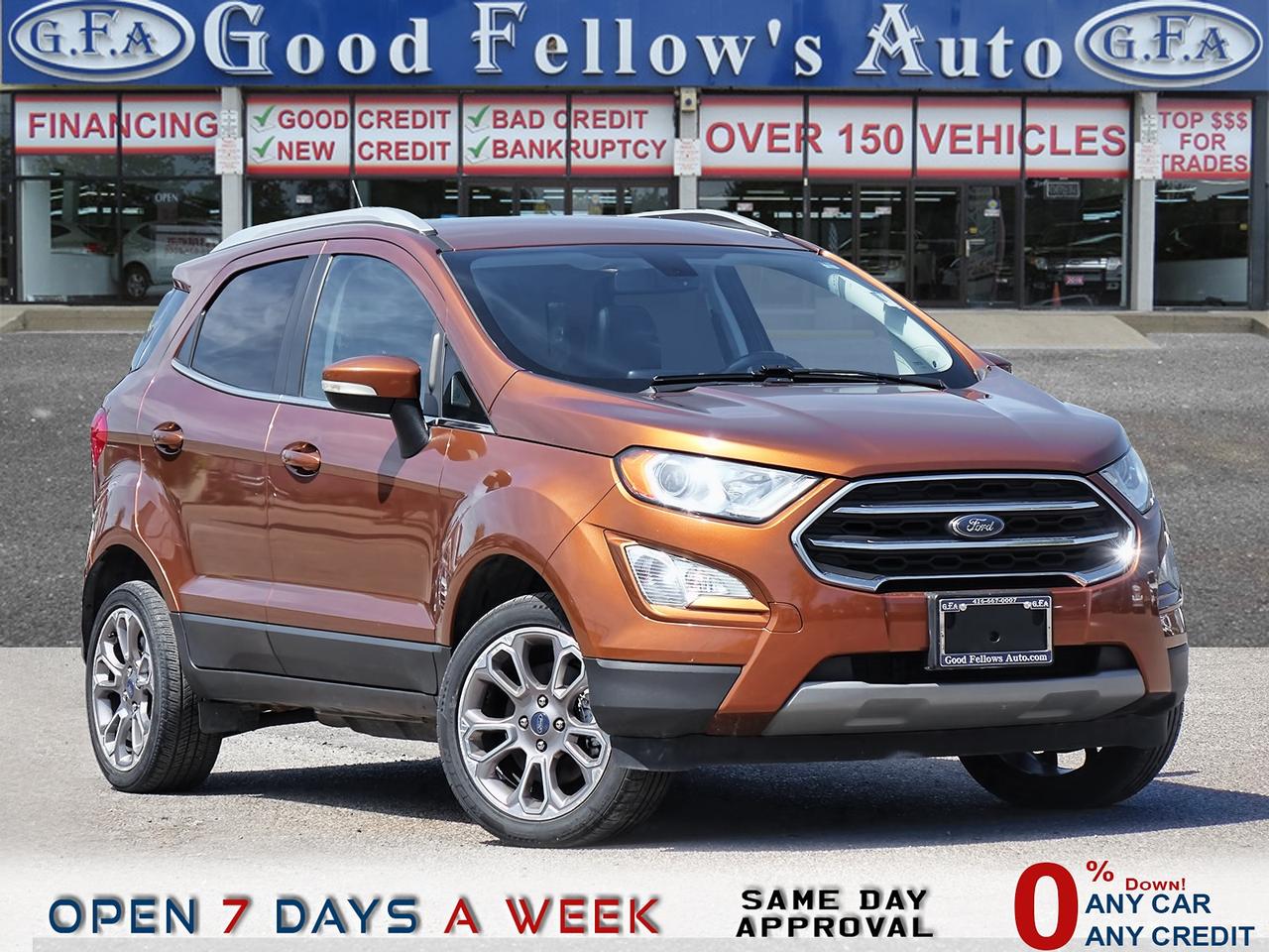 2018 Ford EcoSport TITANIUM MODEL, AWD, LEATHER SEATS, SUNROOF, REARV