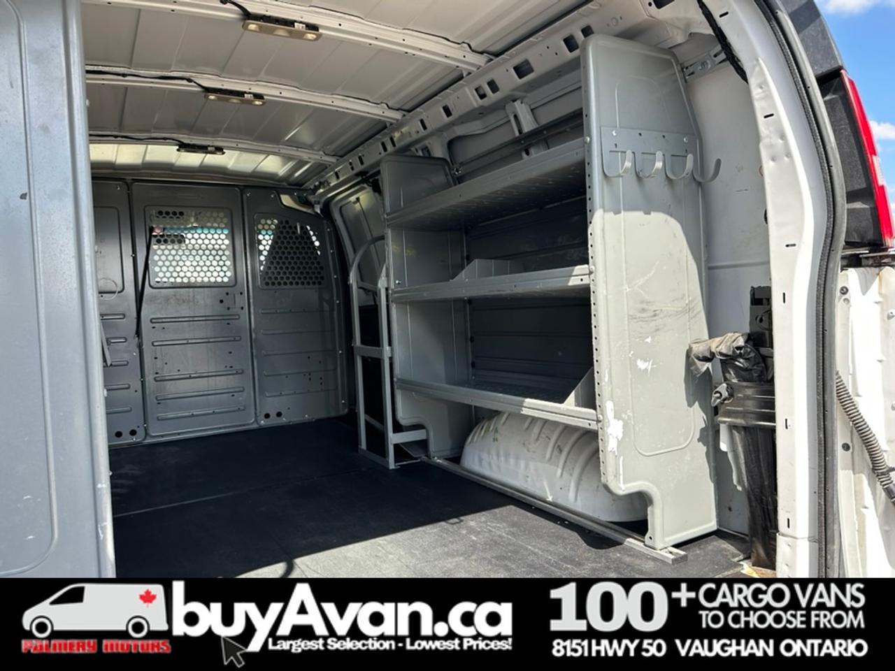 2020 GMC Savana Cargo Van Savana 2500 Racks Divider Shelves Photo