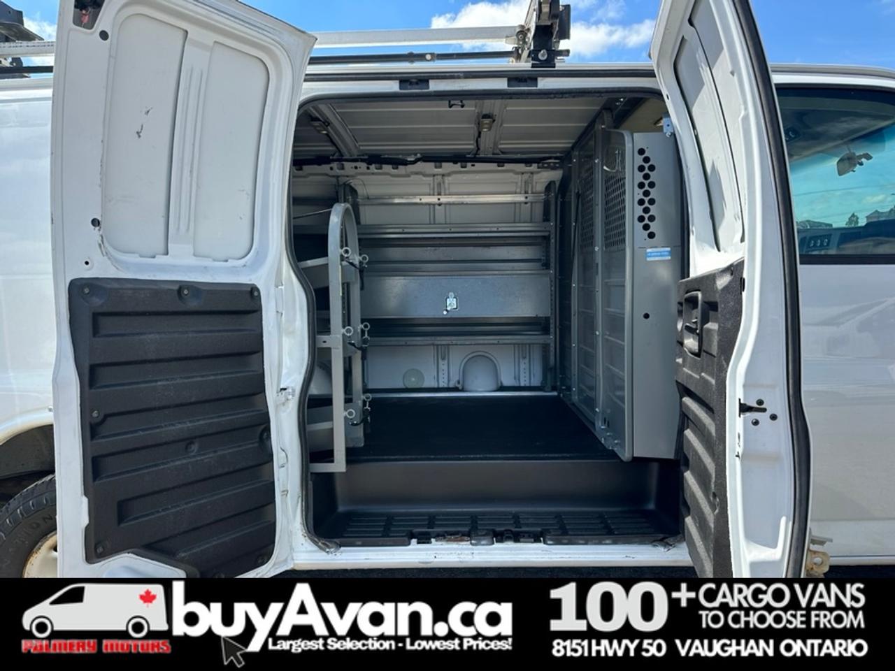 2020 GMC Savana Cargo Van Savana 2500 Racks Divider Shelves Photo