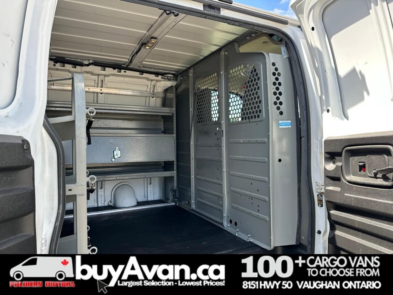 2020 GMC Savana Cargo Van Savana 2500 Racks Divider Shelves Photo