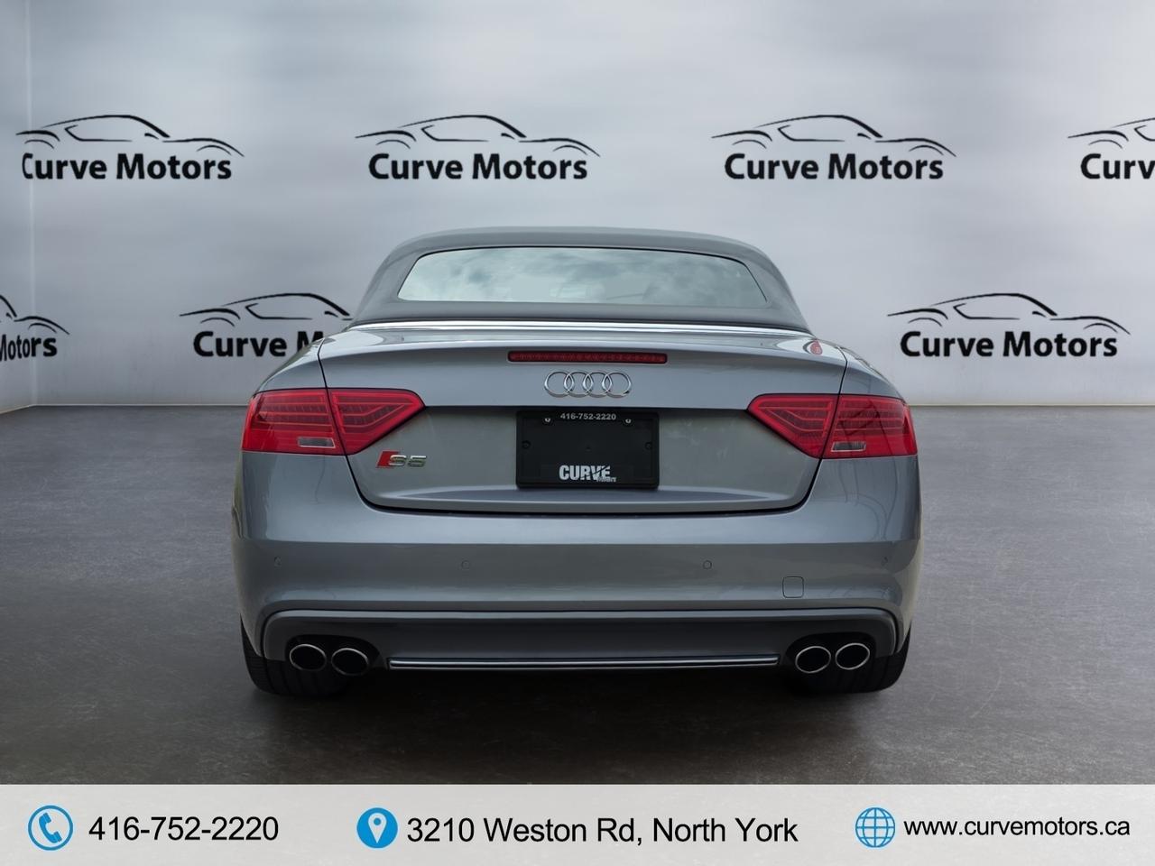 2017 Audi S5 CONVERTIBLE * NO ACCIDENTS / RED INTERIOR / FLAT B Photo