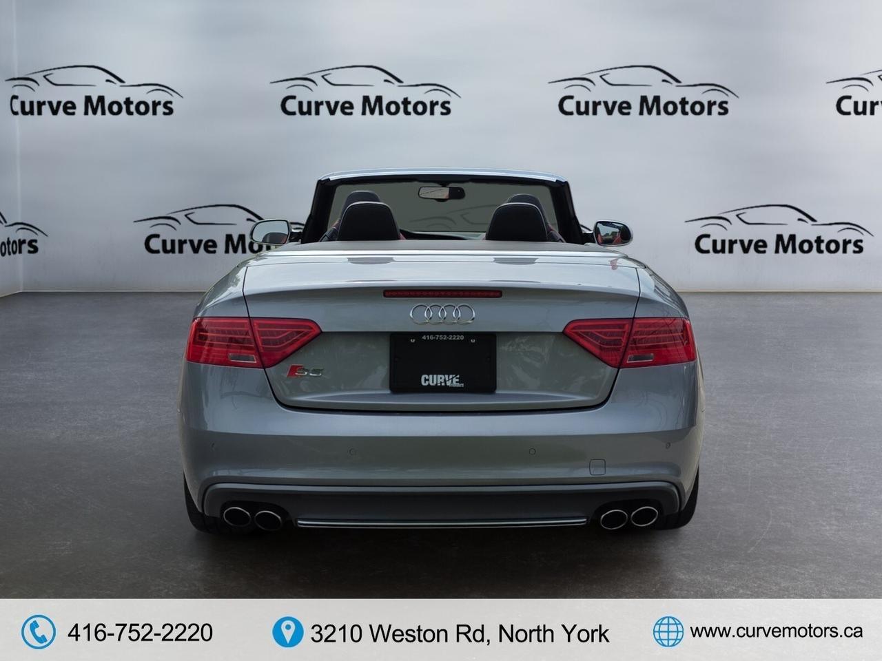 2017 Audi S5 CONVERTIBLE * NO ACCIDENTS / RED INTERIOR / FLAT B Photo