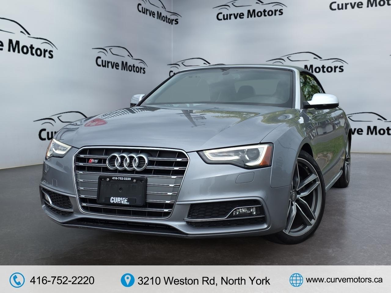 2017 Audi S5 CONVERTIBLE * NO ACCIDENTS / RED INTERIOR / FLAT B Photo