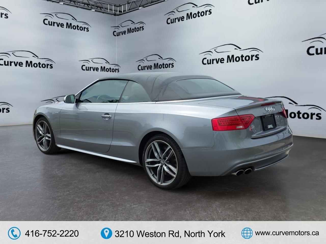 2017 Audi S5 CONVERTIBLE * NO ACCIDENTS / RED INTERIOR / FLAT B Photo