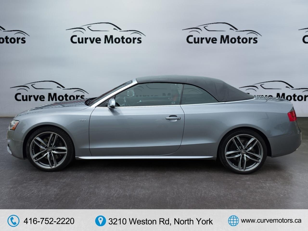 2017 Audi S5 CONVERTIBLE * NO ACCIDENTS / RED INTERIOR / FLAT B Photo