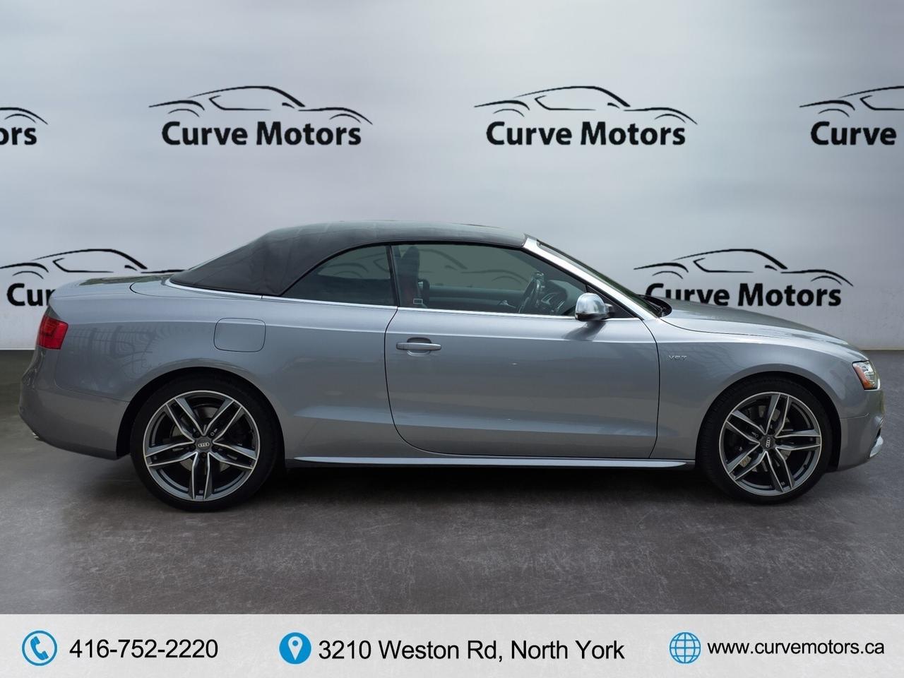2017 Audi S5 CONVERTIBLE * NO ACCIDENTS / RED INTERIOR / FLAT B Photo
